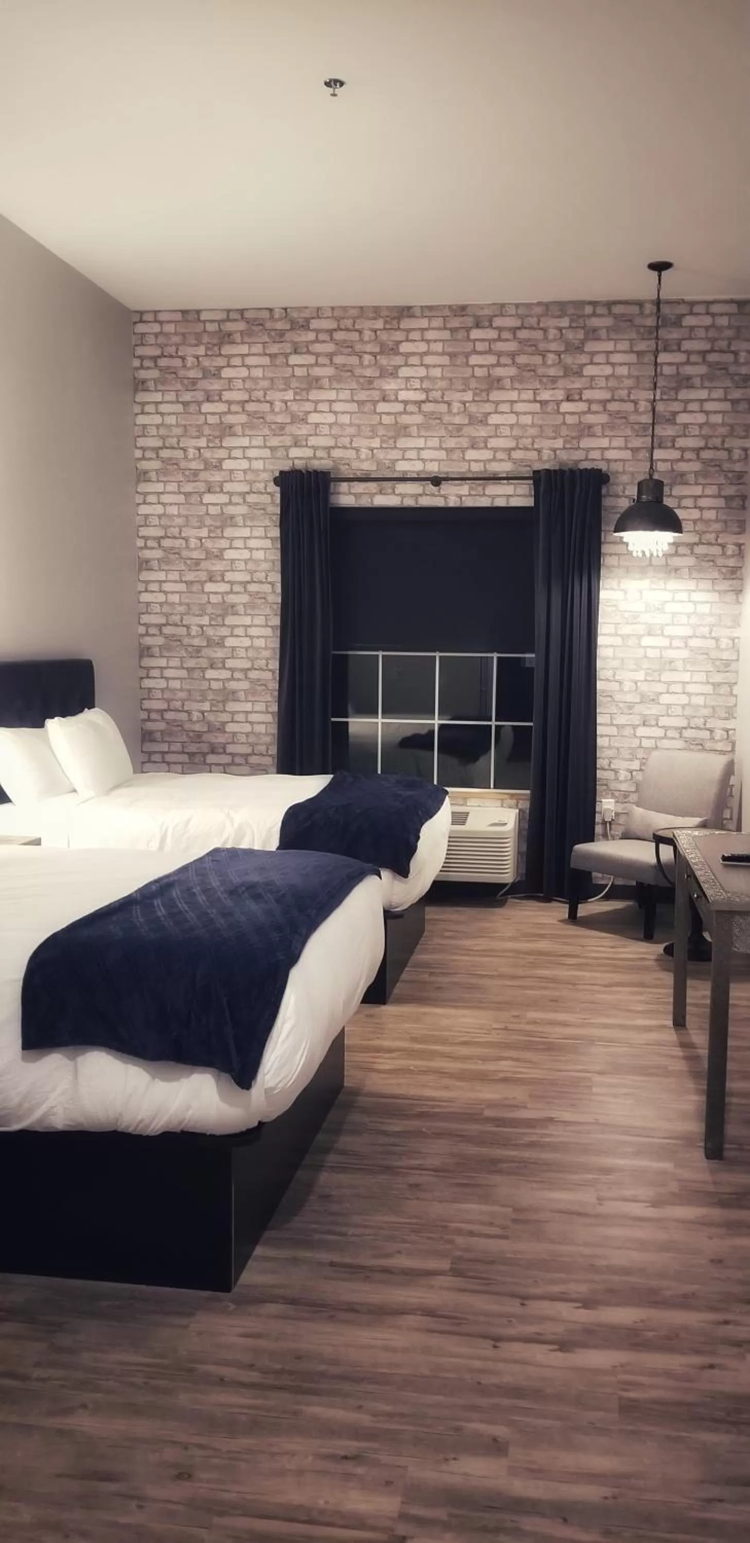 Bed in Waterfront Hotel