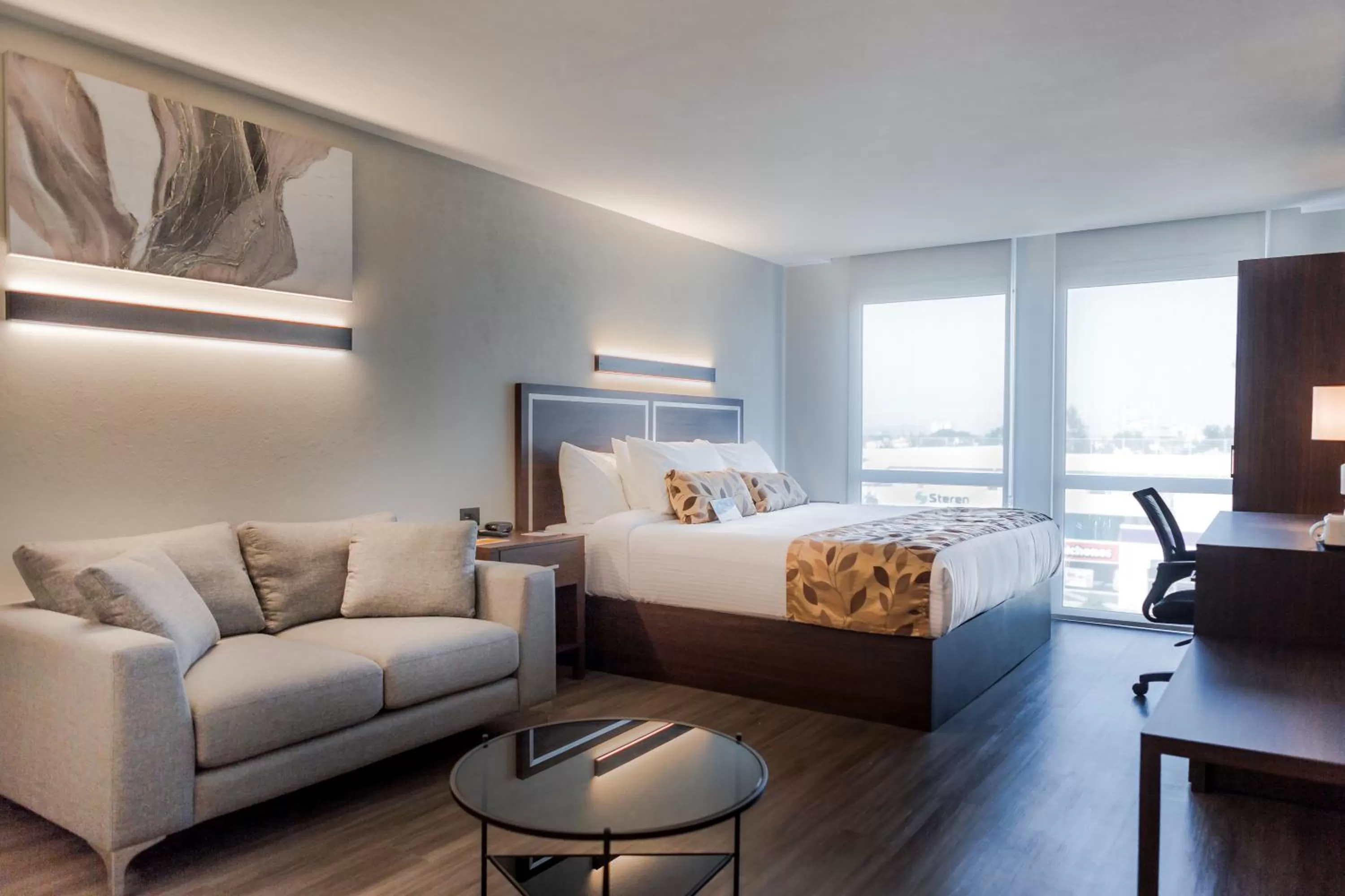 Bed in Sleep Inn Guadalajara Galerias