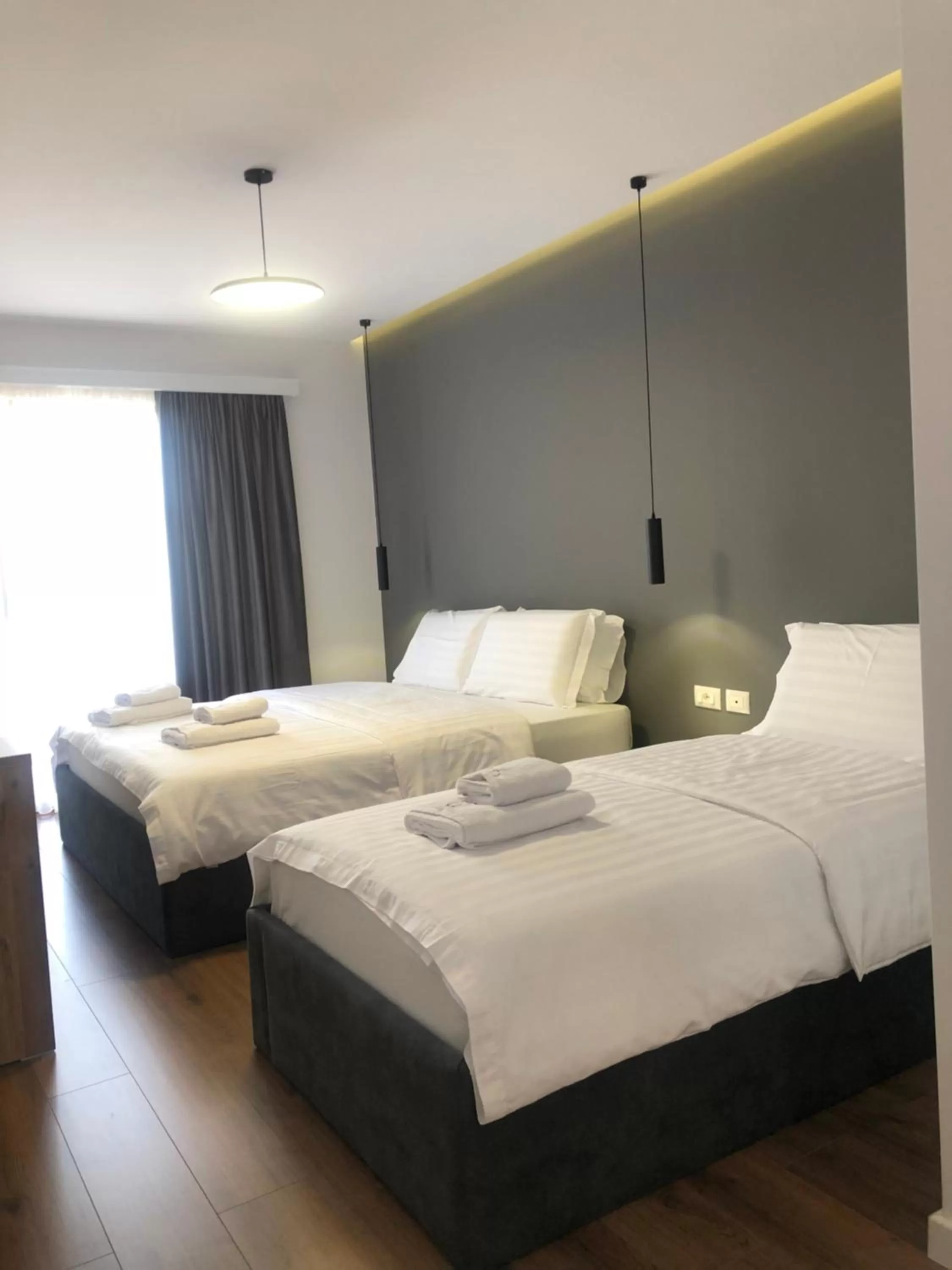 Bed in Grand Hotel Pogradec