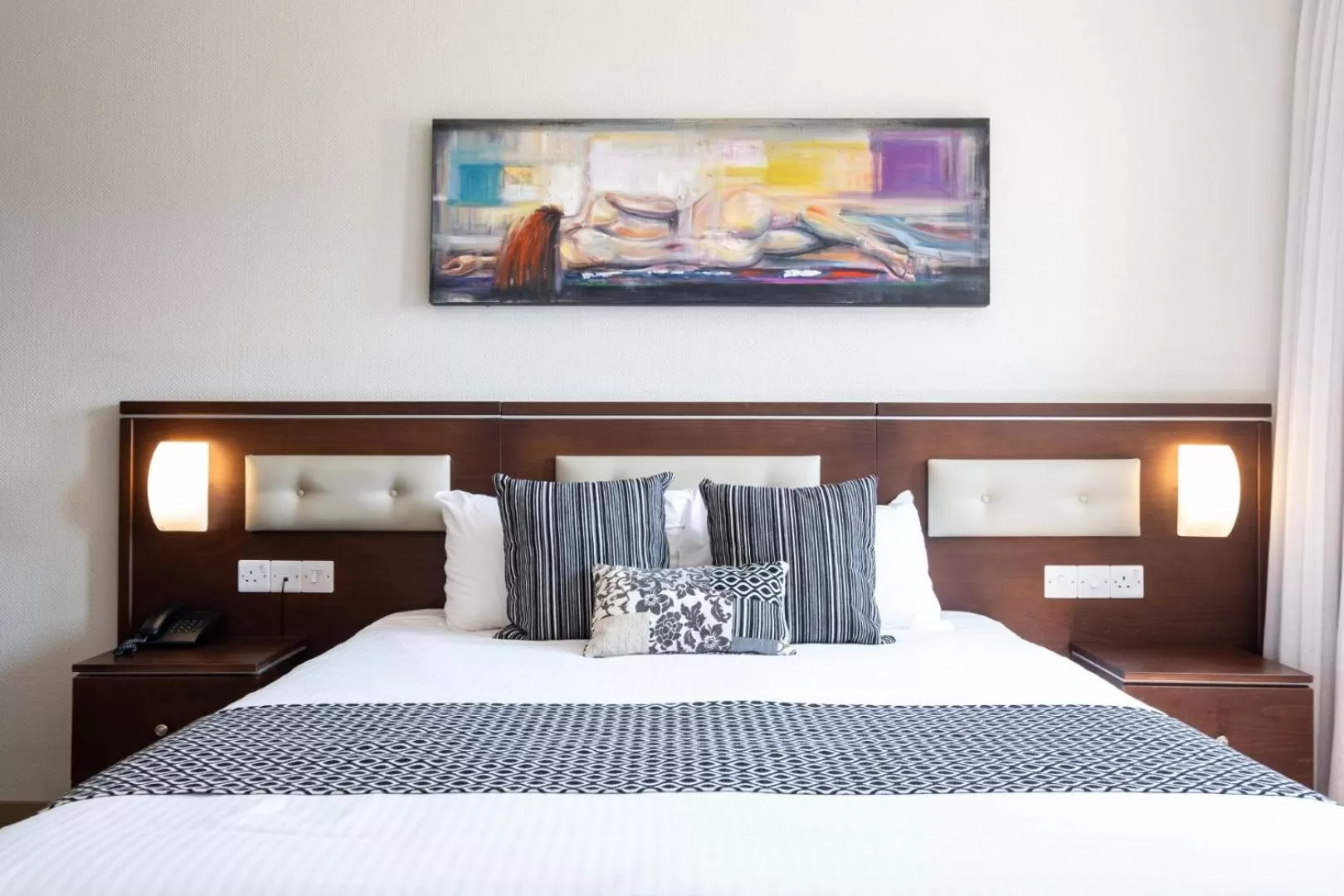 Bed in Livadhiotis City Hotel