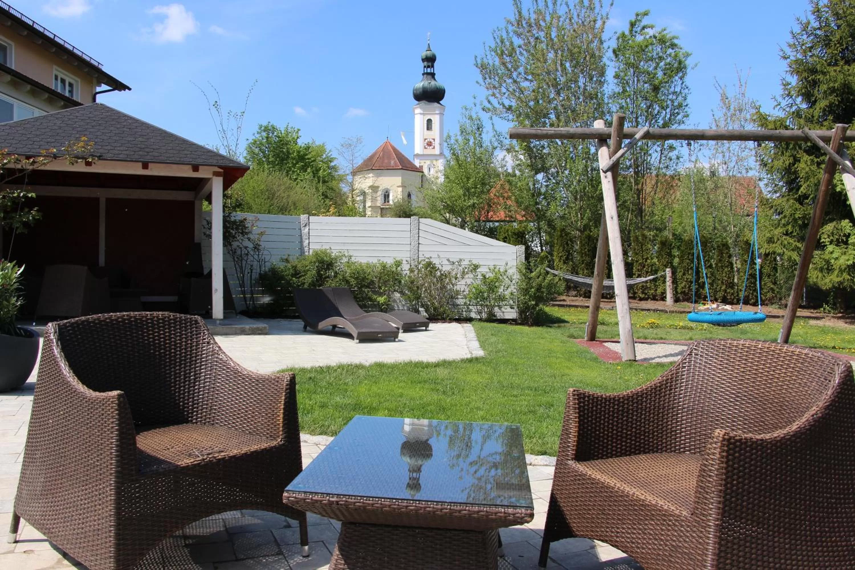 BBQ facilities in Gästehaus Zehmerhof bei Erding