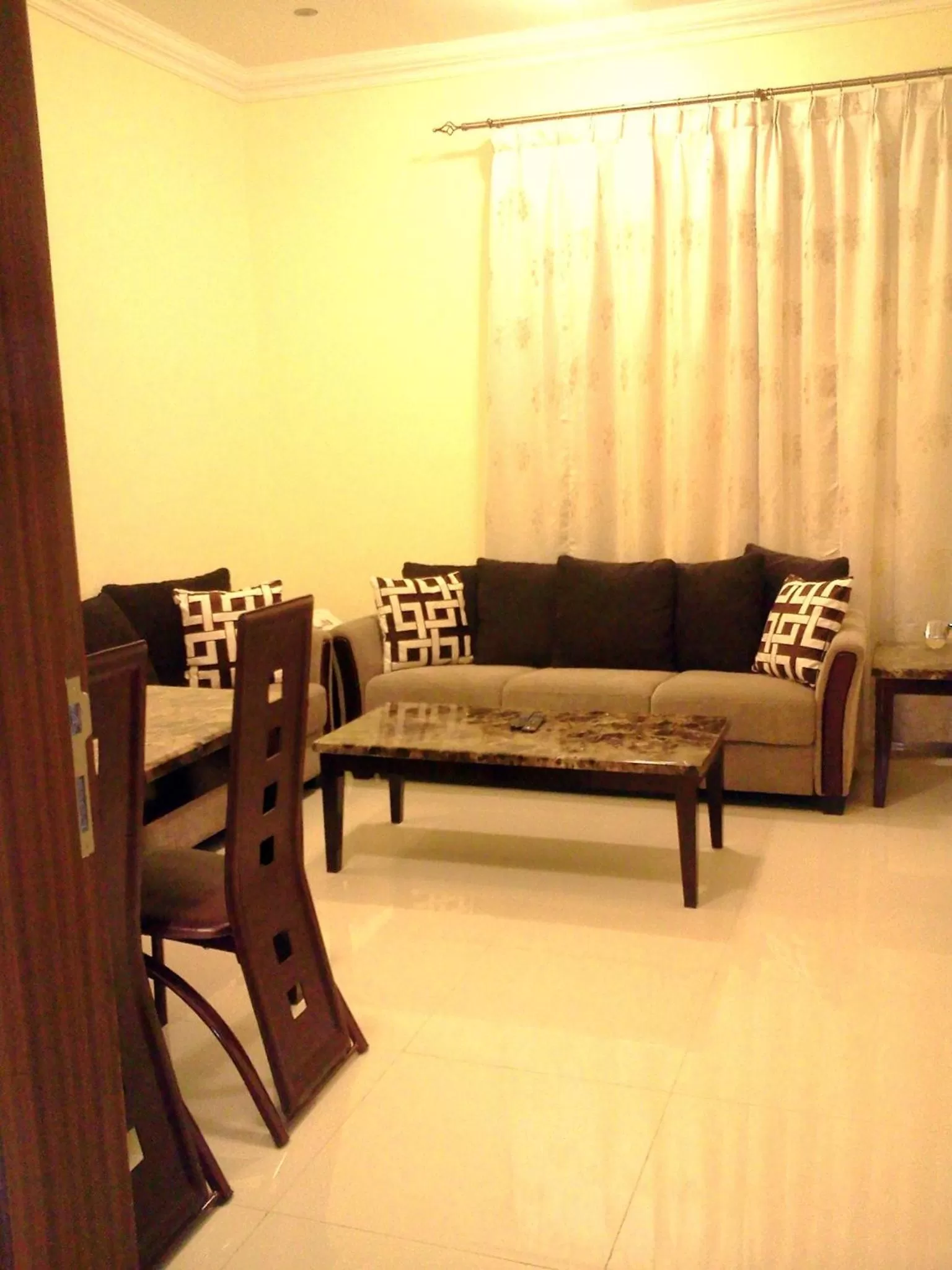 Seating area in Nizwa Hotel Apartments