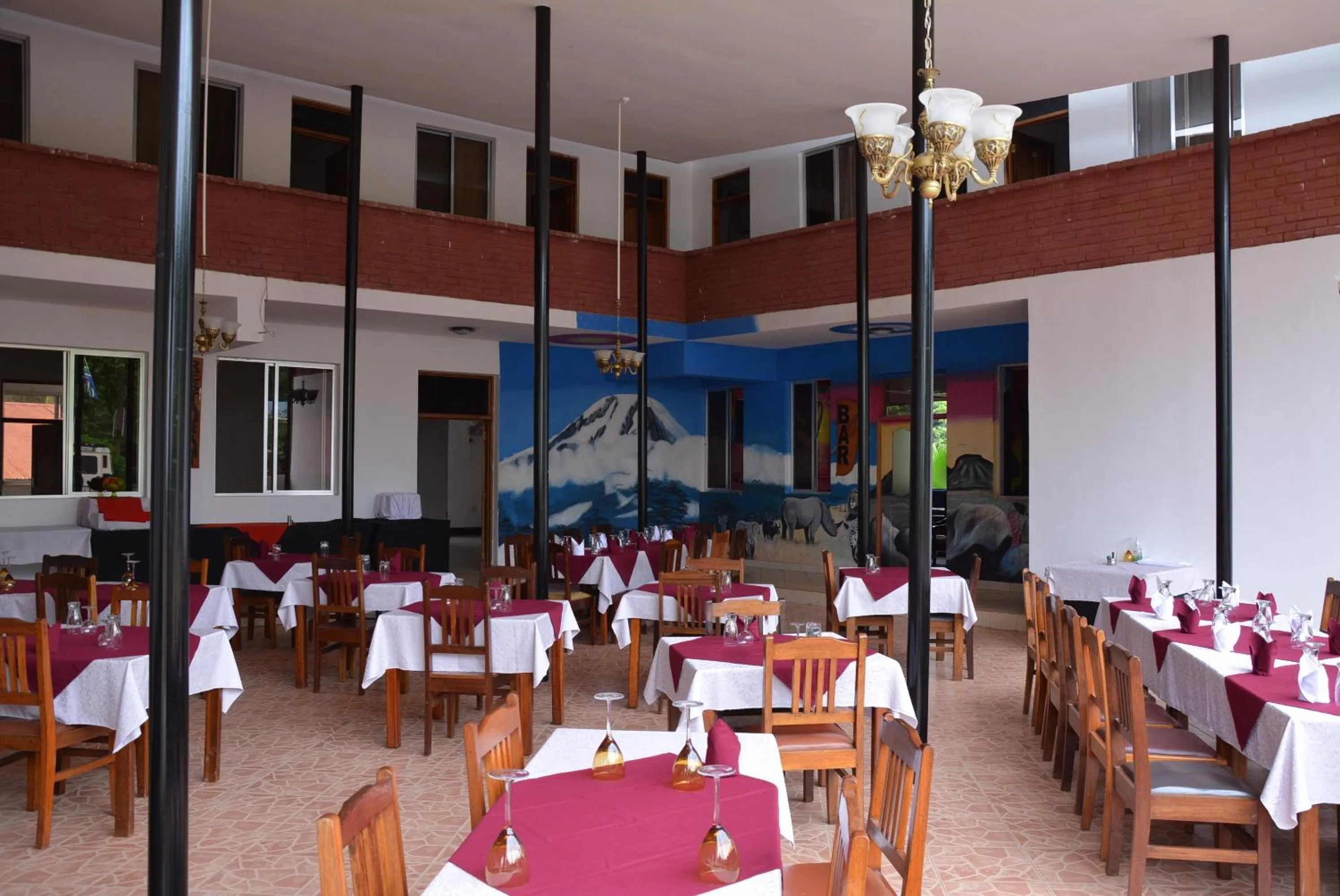 Seating area in Keys Hotel Mbokomu Branch