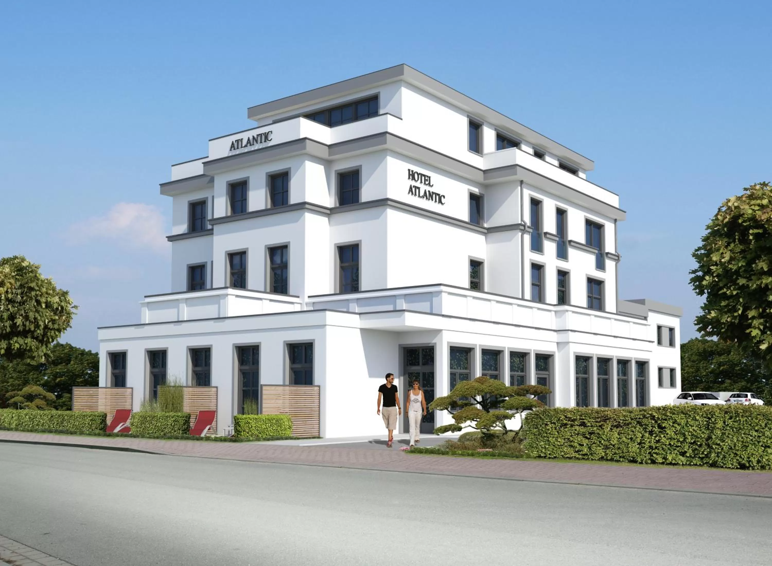 Deluxe Double Room with Bath in Hotel Atlantic - Kopf aus, Herz an!