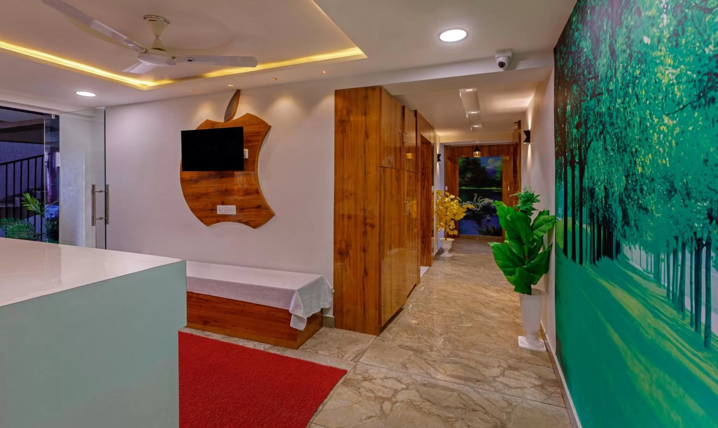 Seating area in Treebo Prince Plaza