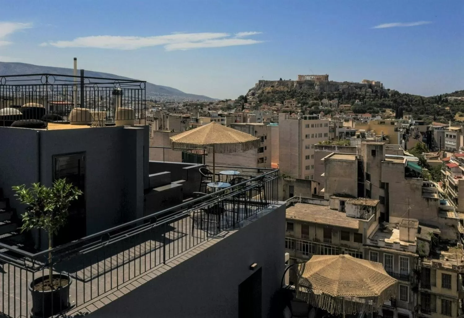 Balcony/Terrace in Play Theatrou Athens a member of Brown Hotels