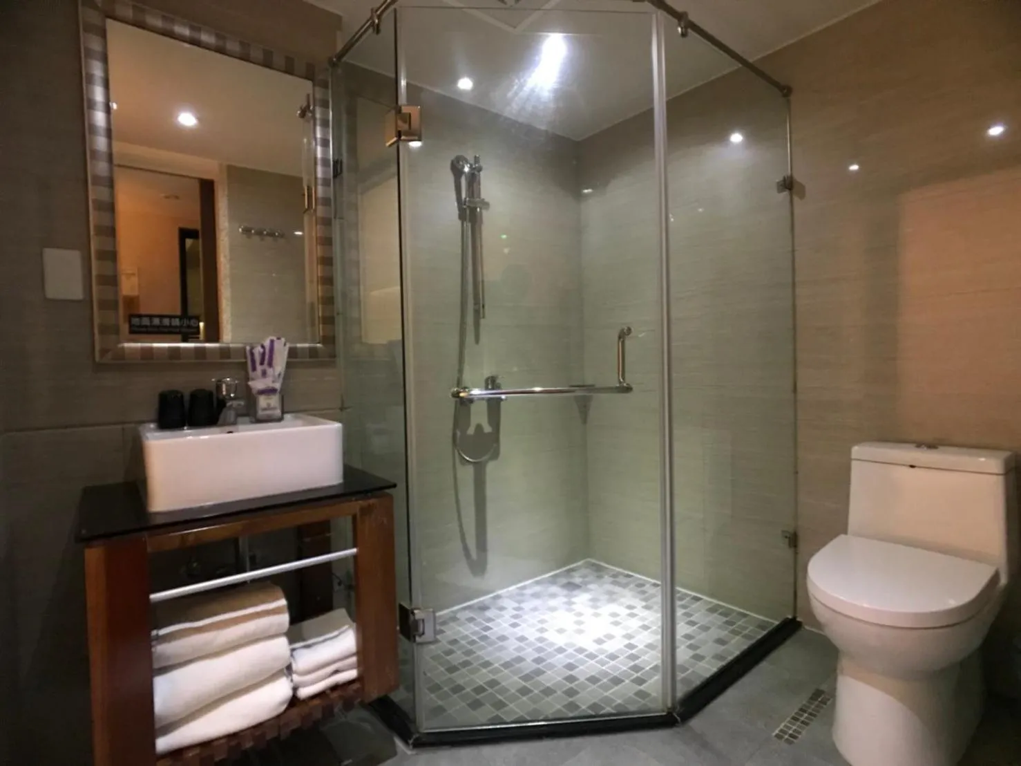 Shower in Paris Business Hotel