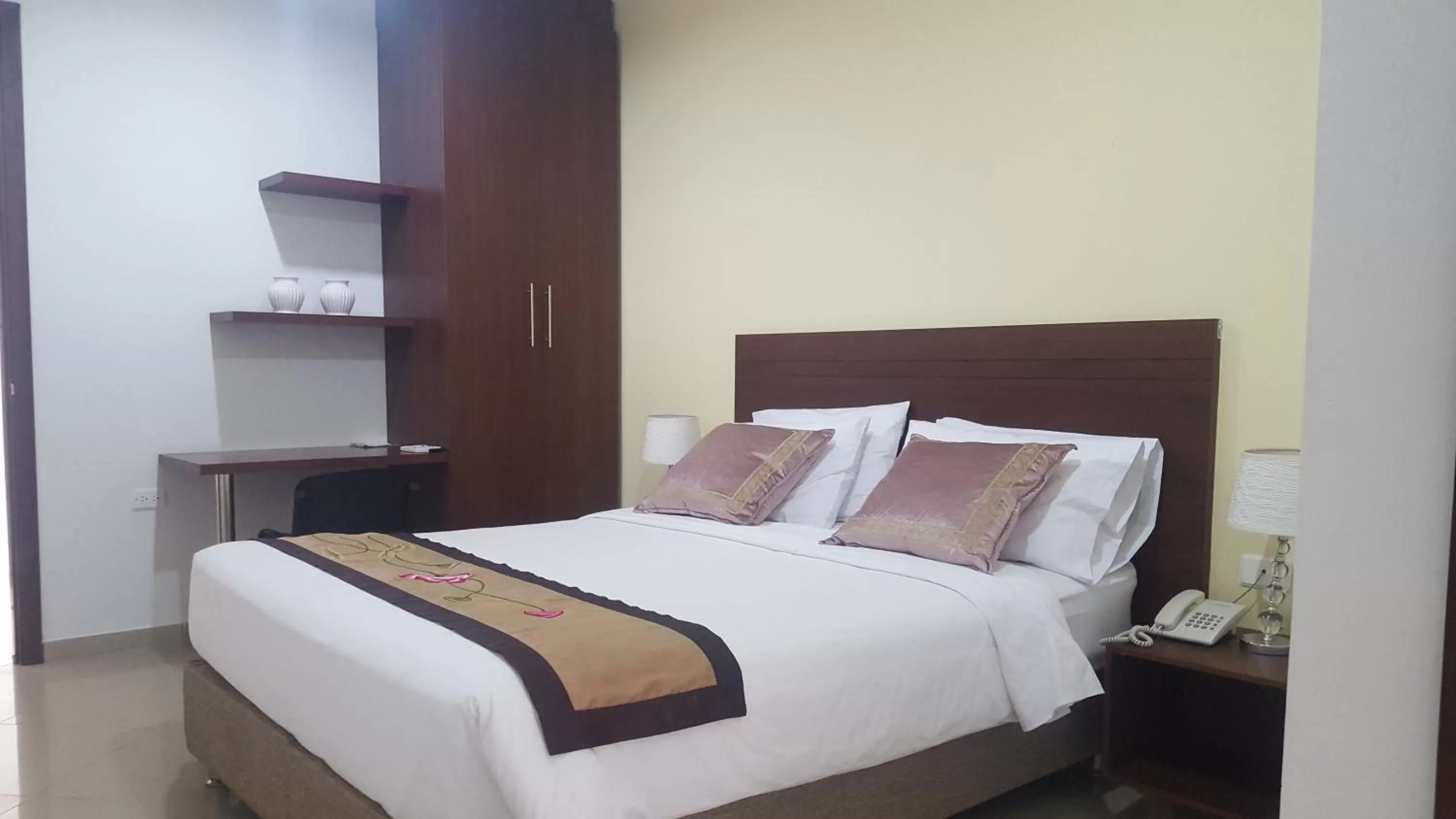 Decorative detail, Bed in Casa Murillo Hotel