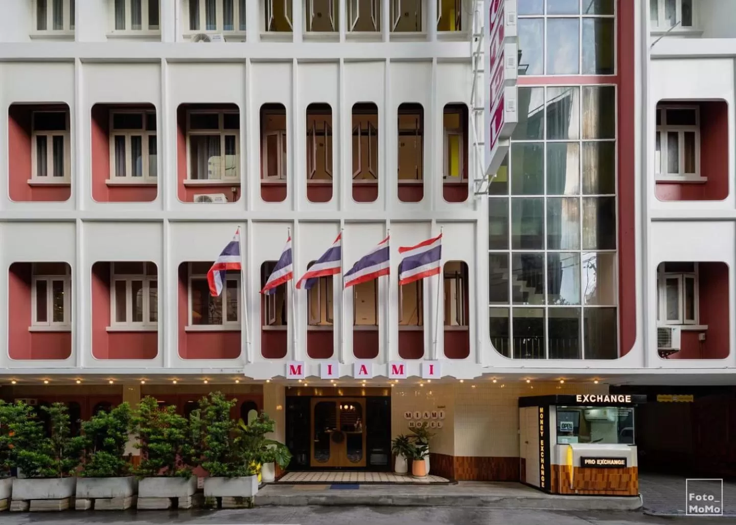 Property building in Miami Hotel Bangkok