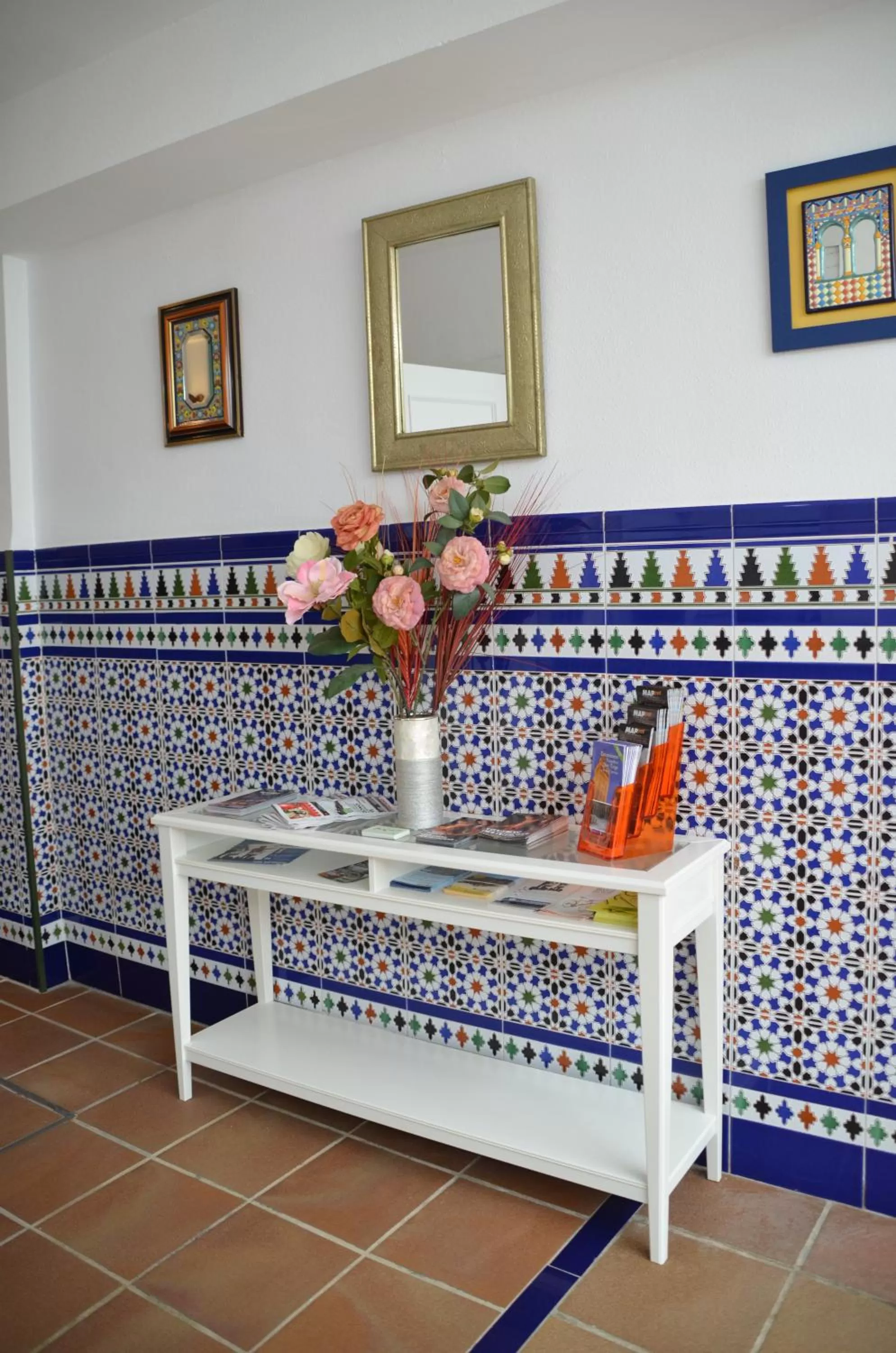 Lobby or reception in Hotel Doña Lina