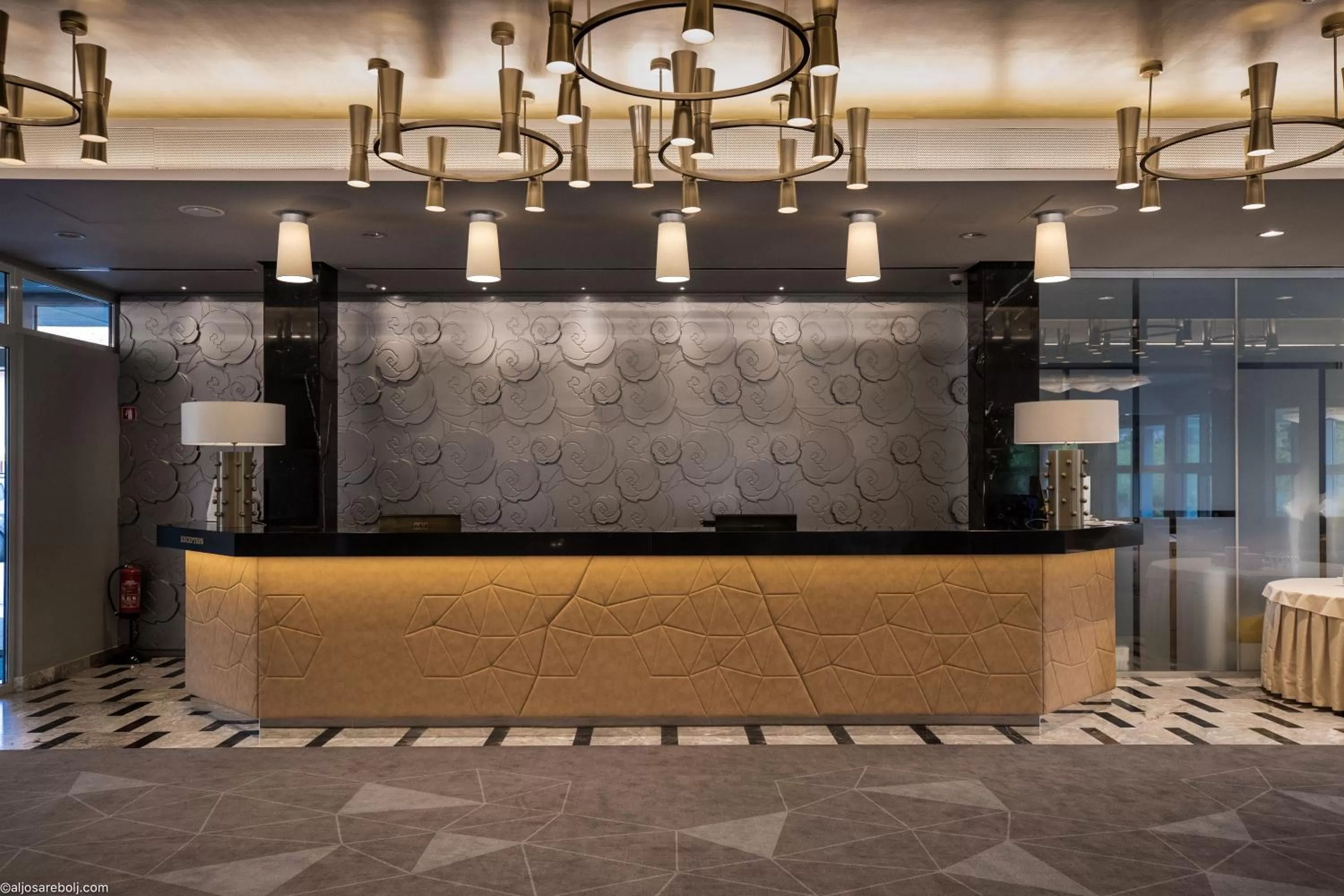 Lobby or reception in Bled Rose Hotel