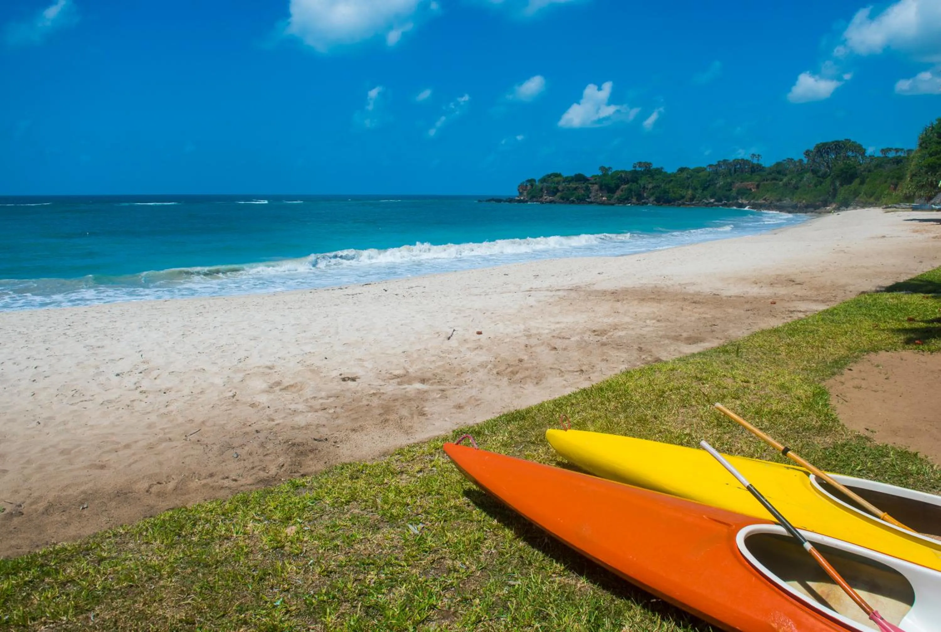 Canoeing in Amani Beach Resort
