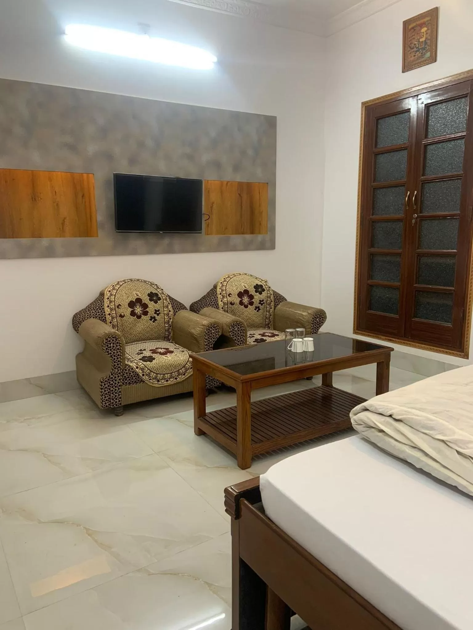 Living room in Hotel Swagatam