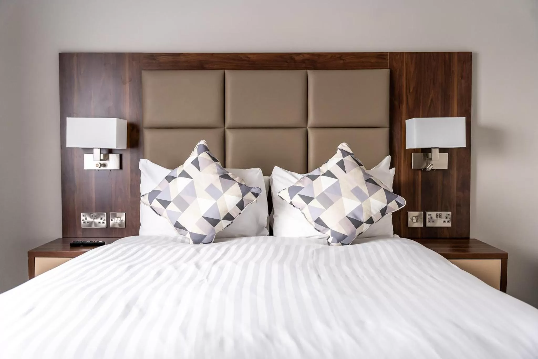 Bedroom, Bed in Trafford Hall Hotel Manchester, Trademark Collection by Wyndham