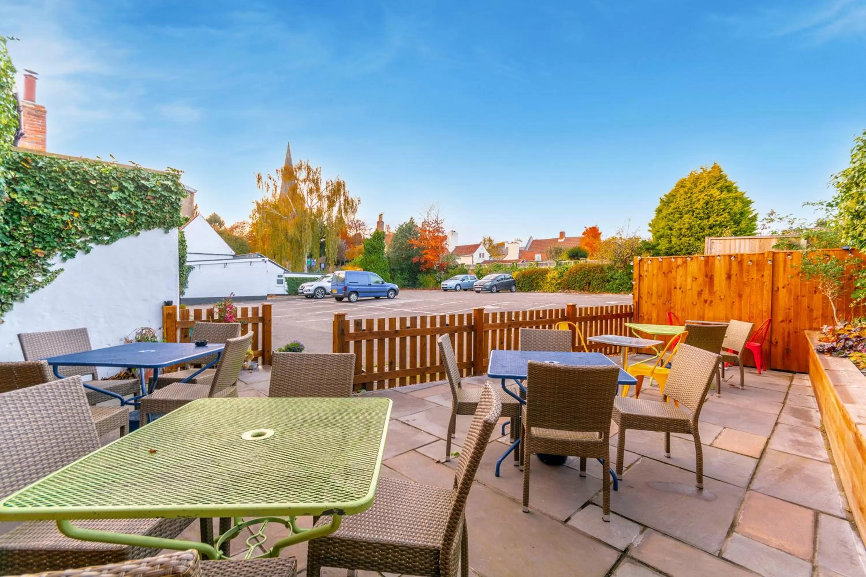 Garden view in The Forest Lodge