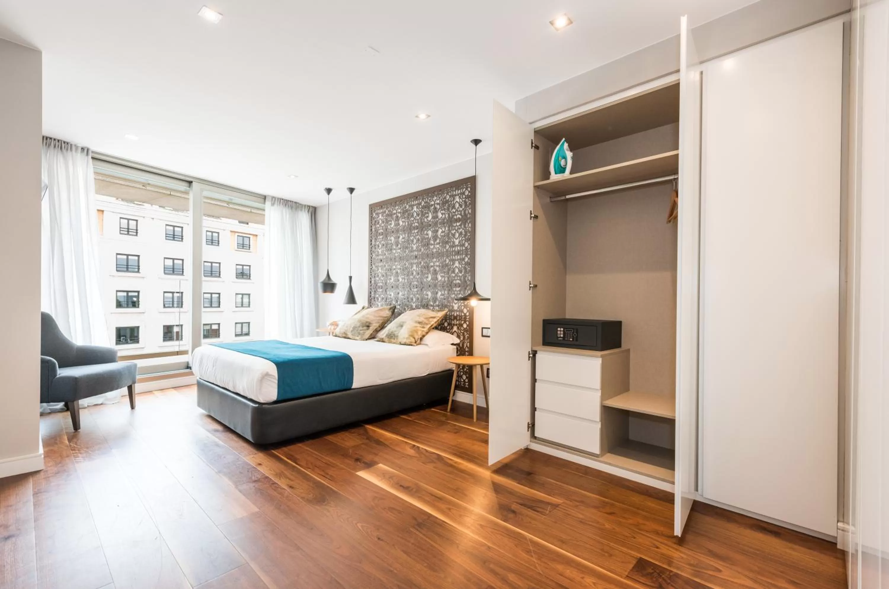 Bedroom, Bed in Gran View Apartments