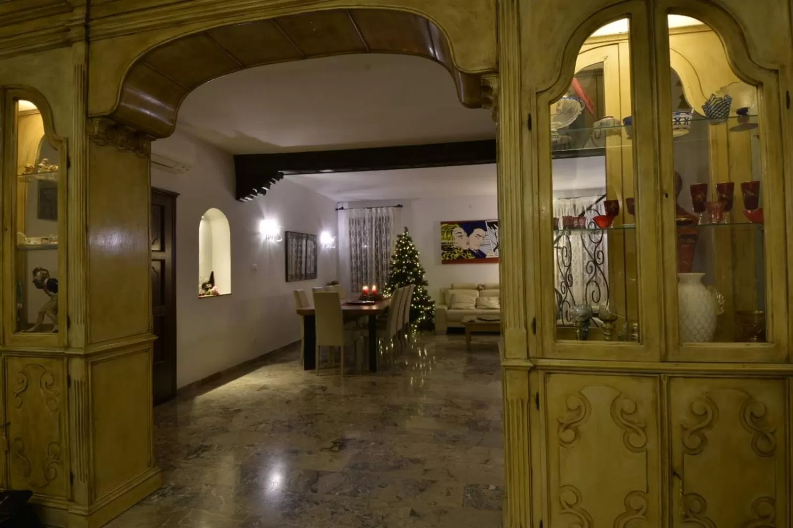 Communal lounge/ TV room in Ca' del Cinema B&B