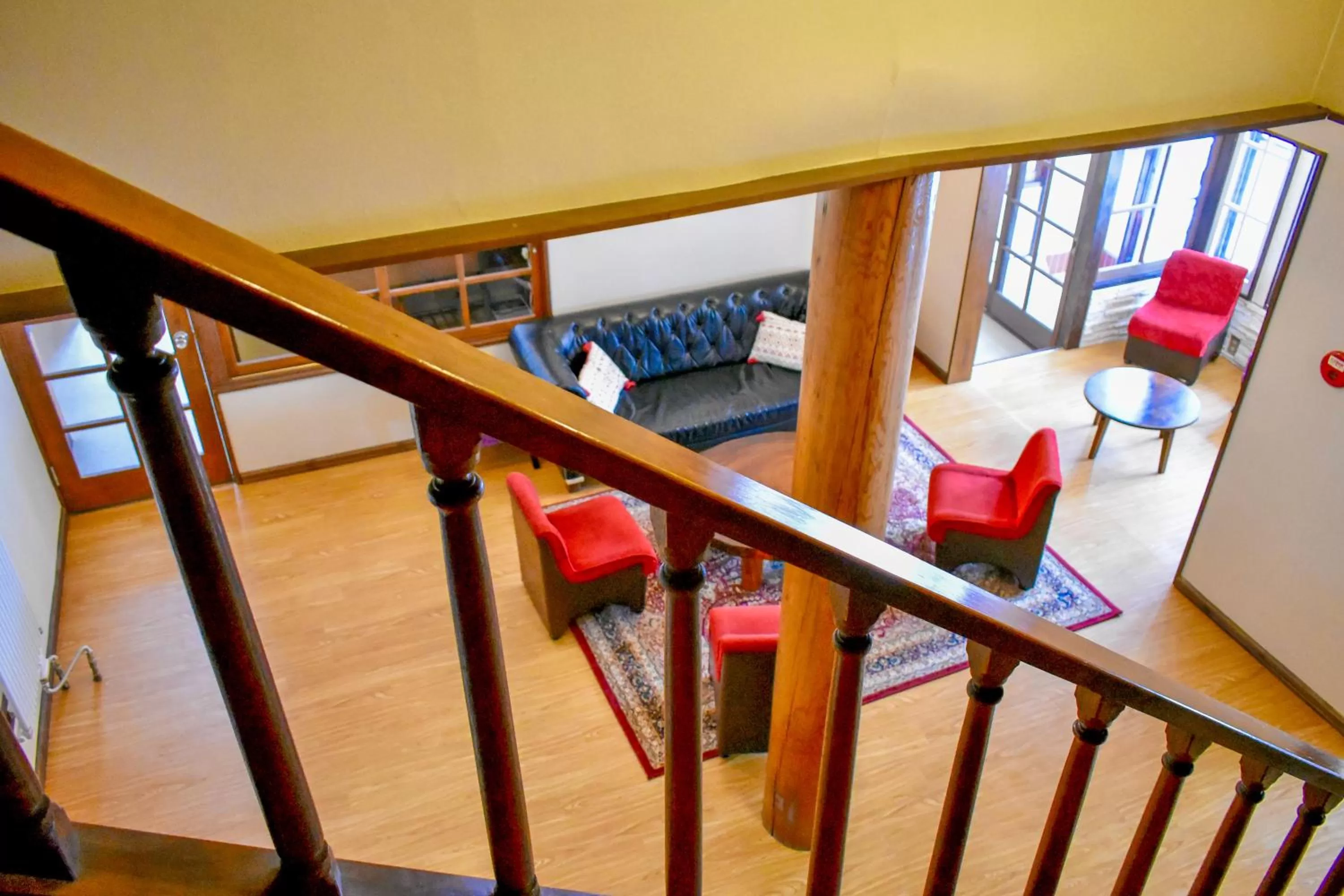 Lobby or reception in Panketo Lodge & Yoga Studio