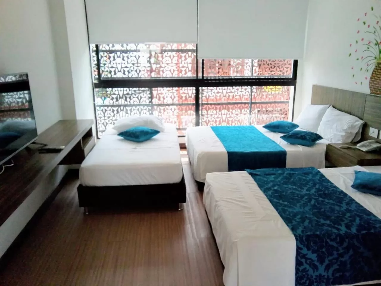 TV and multimedia, Bed in Suite Sumapaz Hotel