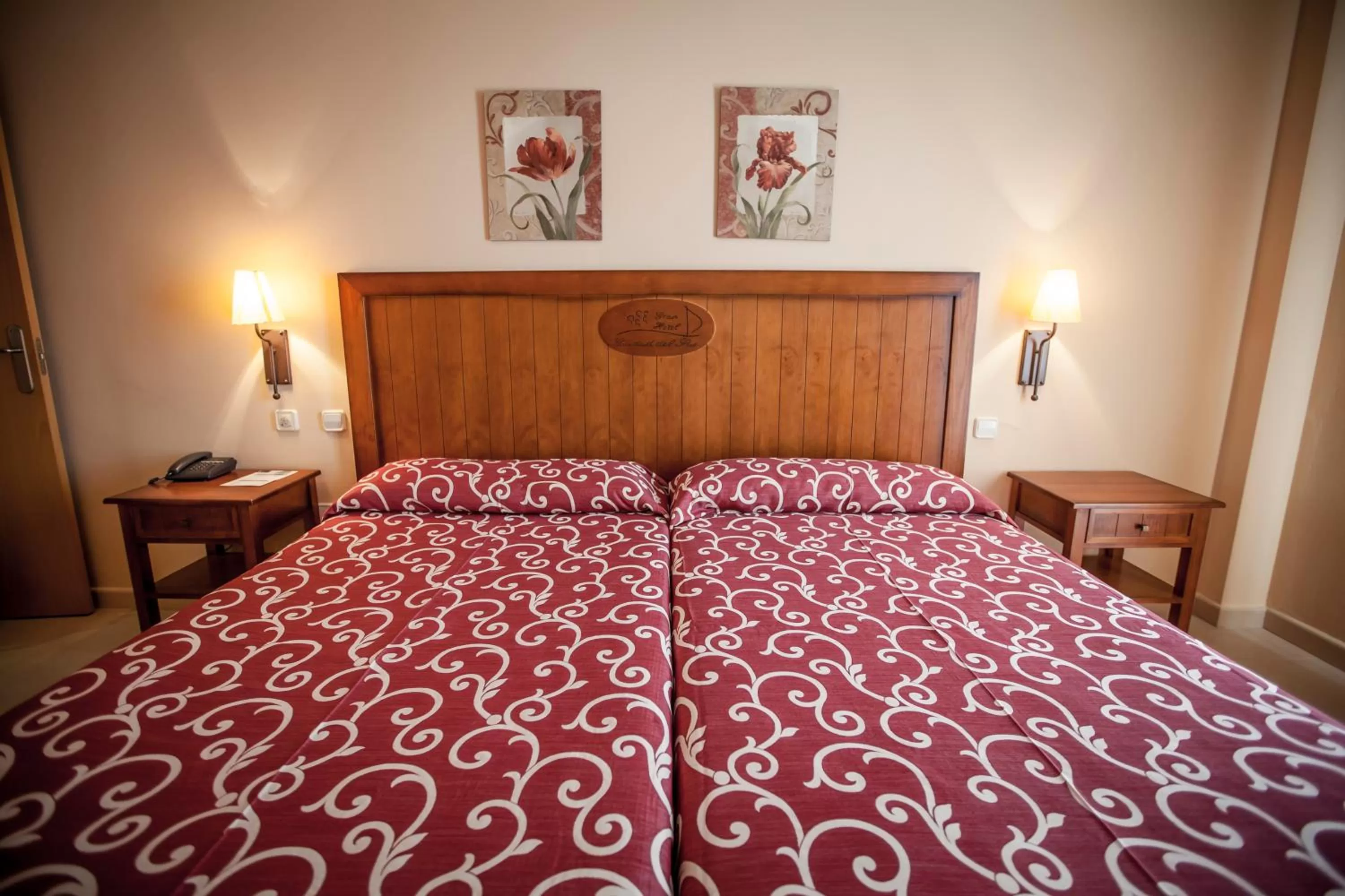 Decorative detail, Bed in Gran Hotel Ciudad Del Sur