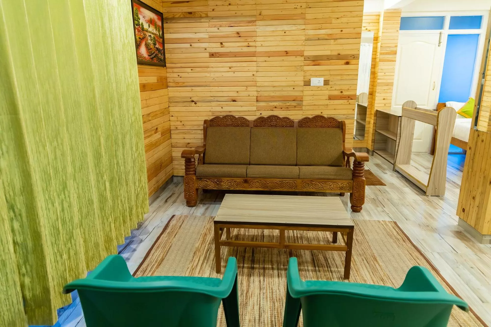 Seating area in FabExpress RMK Nest - Nr Chettiar Park