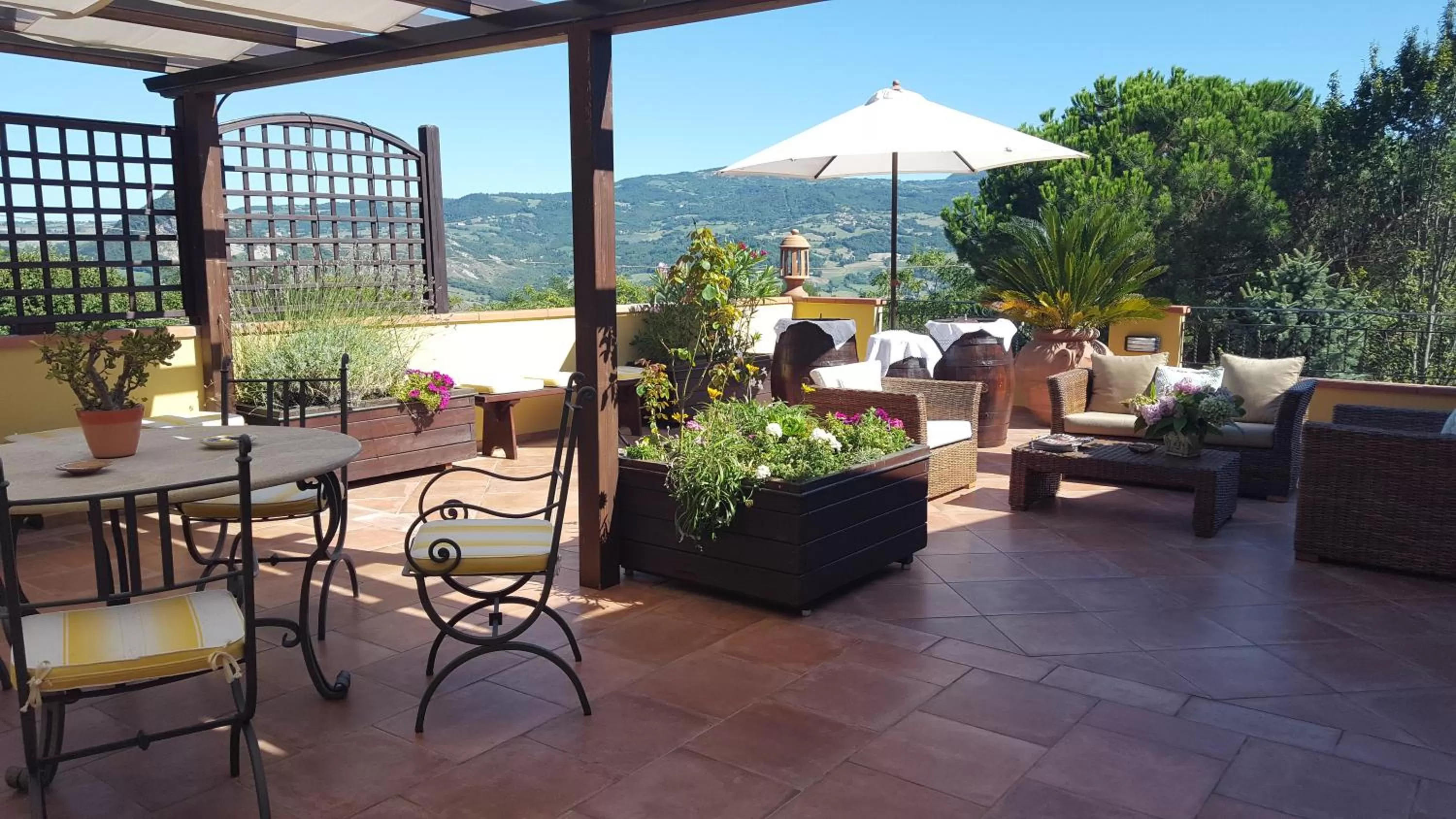 Balcony/Terrace in B&B La Valle