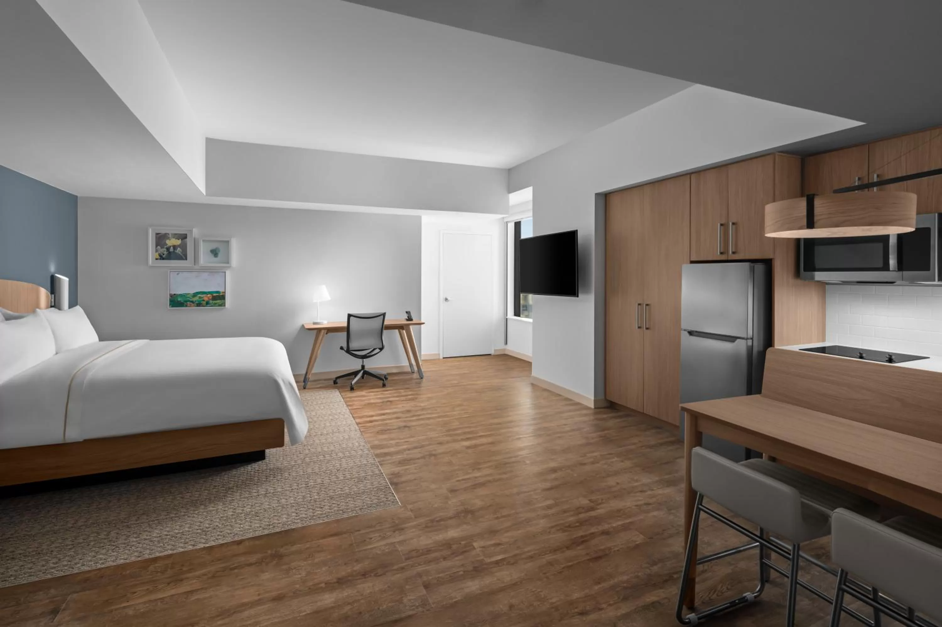 Bed in Element San Antonio Riverwalk