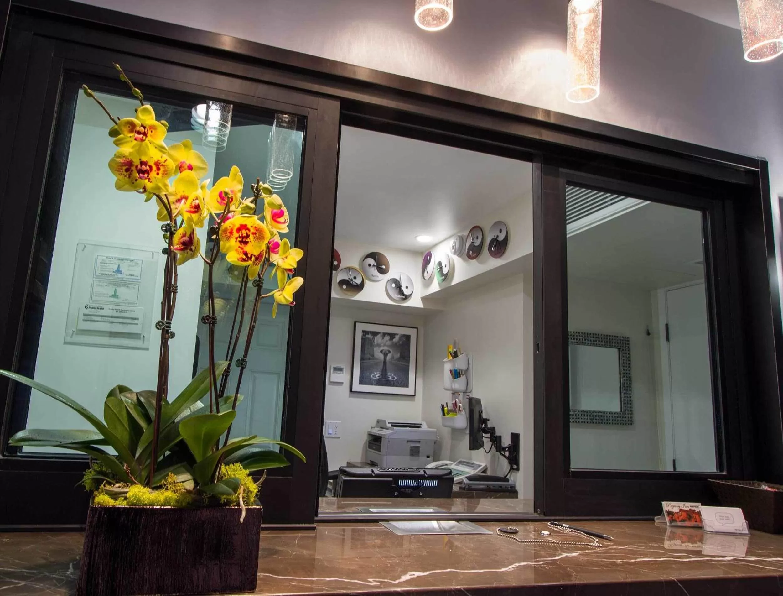 Decorative detail in Regency Inn in Los Angeles