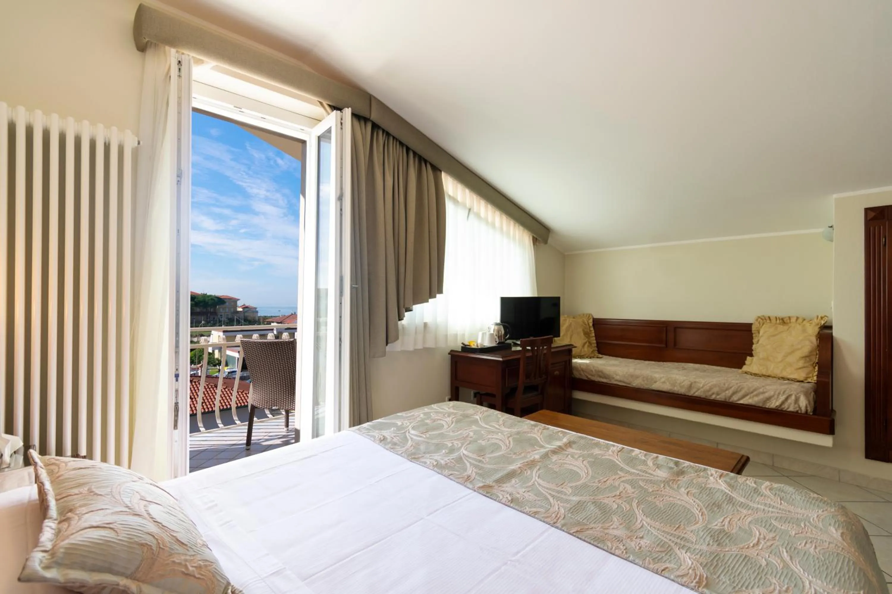 Bed in Hotel Villa Tiziana