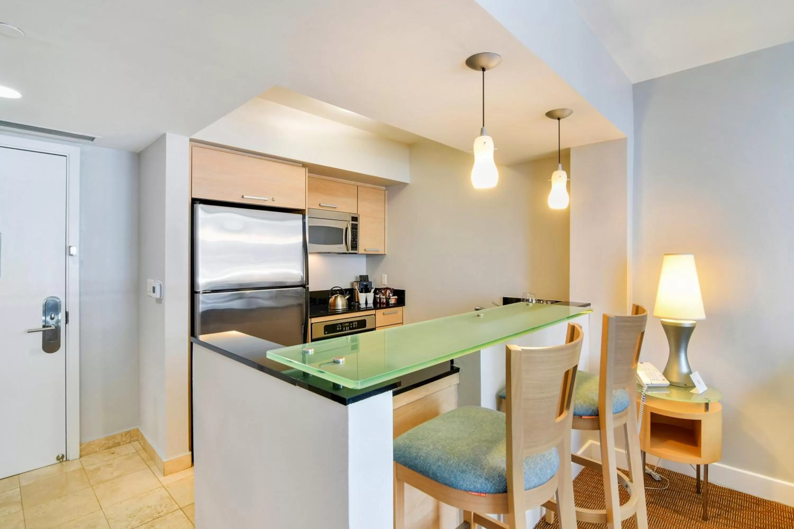 Coffee/tea facilities, Kitchen/Kitchenette in Marenas Beach Resort