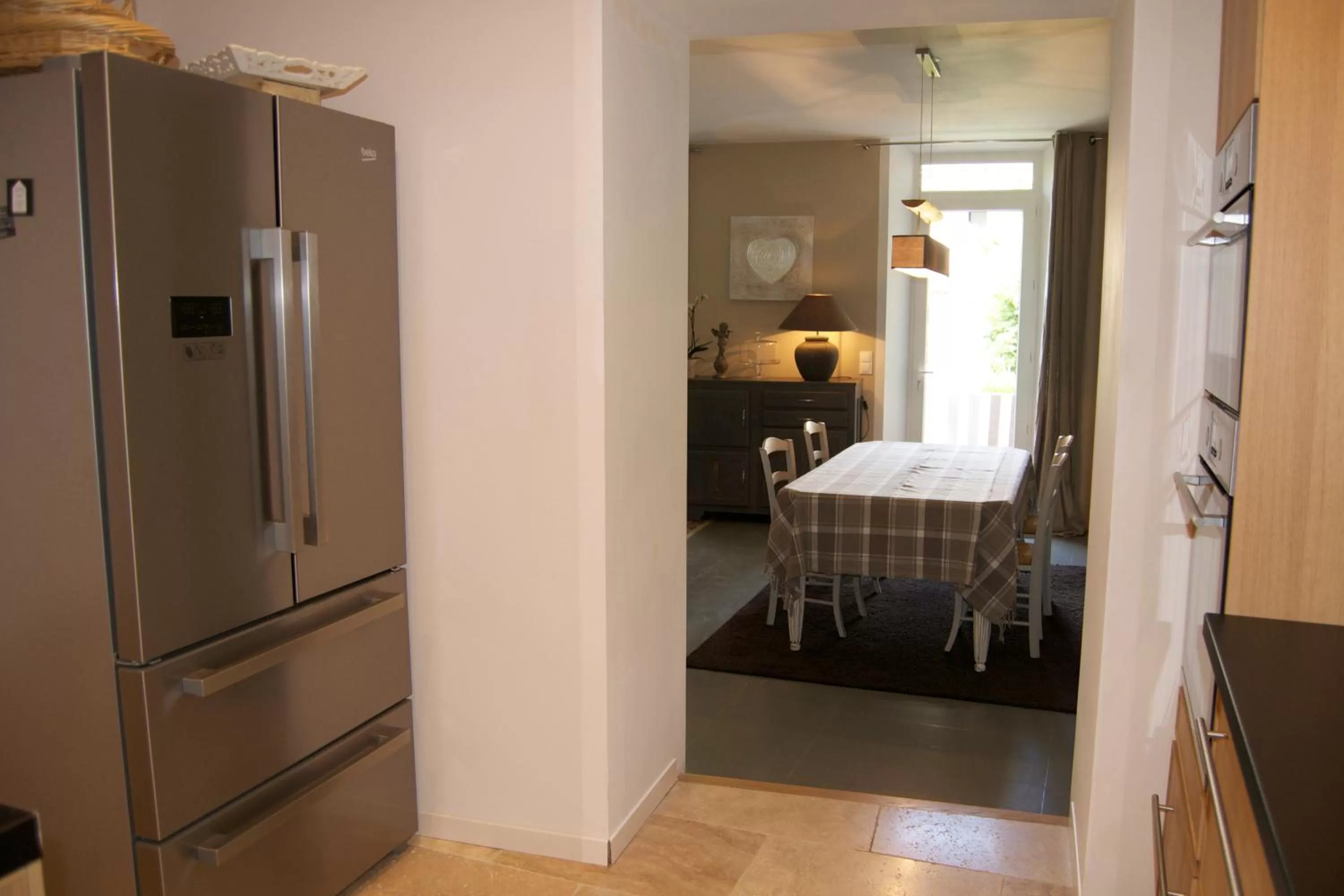 Kitchen or kitchenette in Appart'hôtel 27 le lion d'or