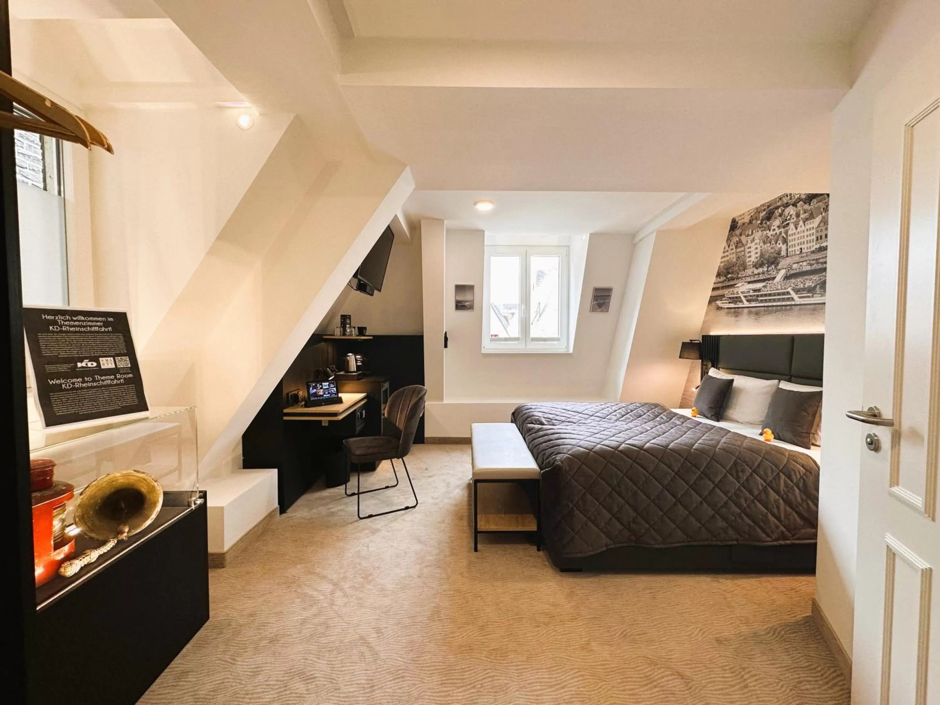 Bed in Rhein Hotel St. Martin