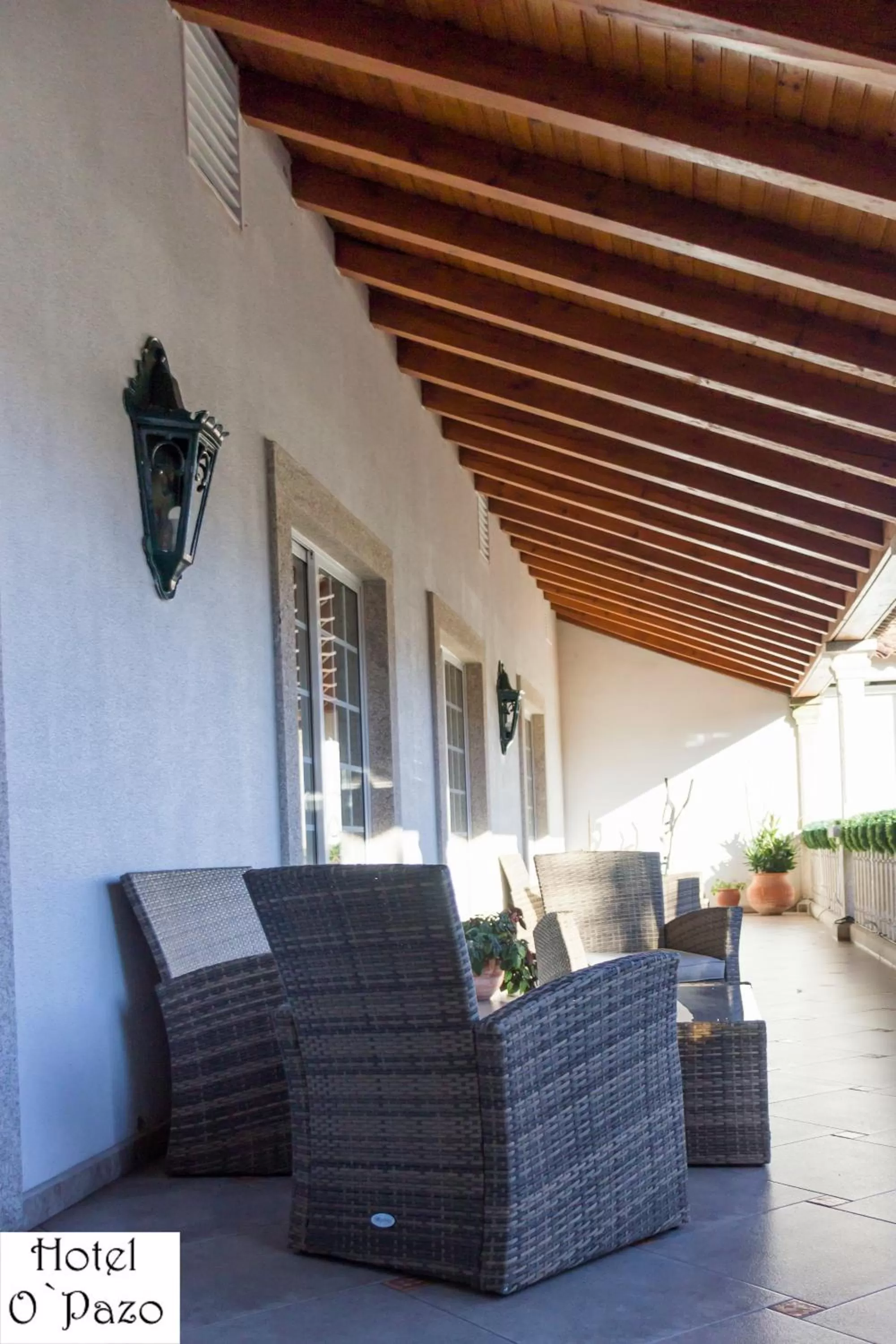Balcony/Terrace in Hotel O'Pazo