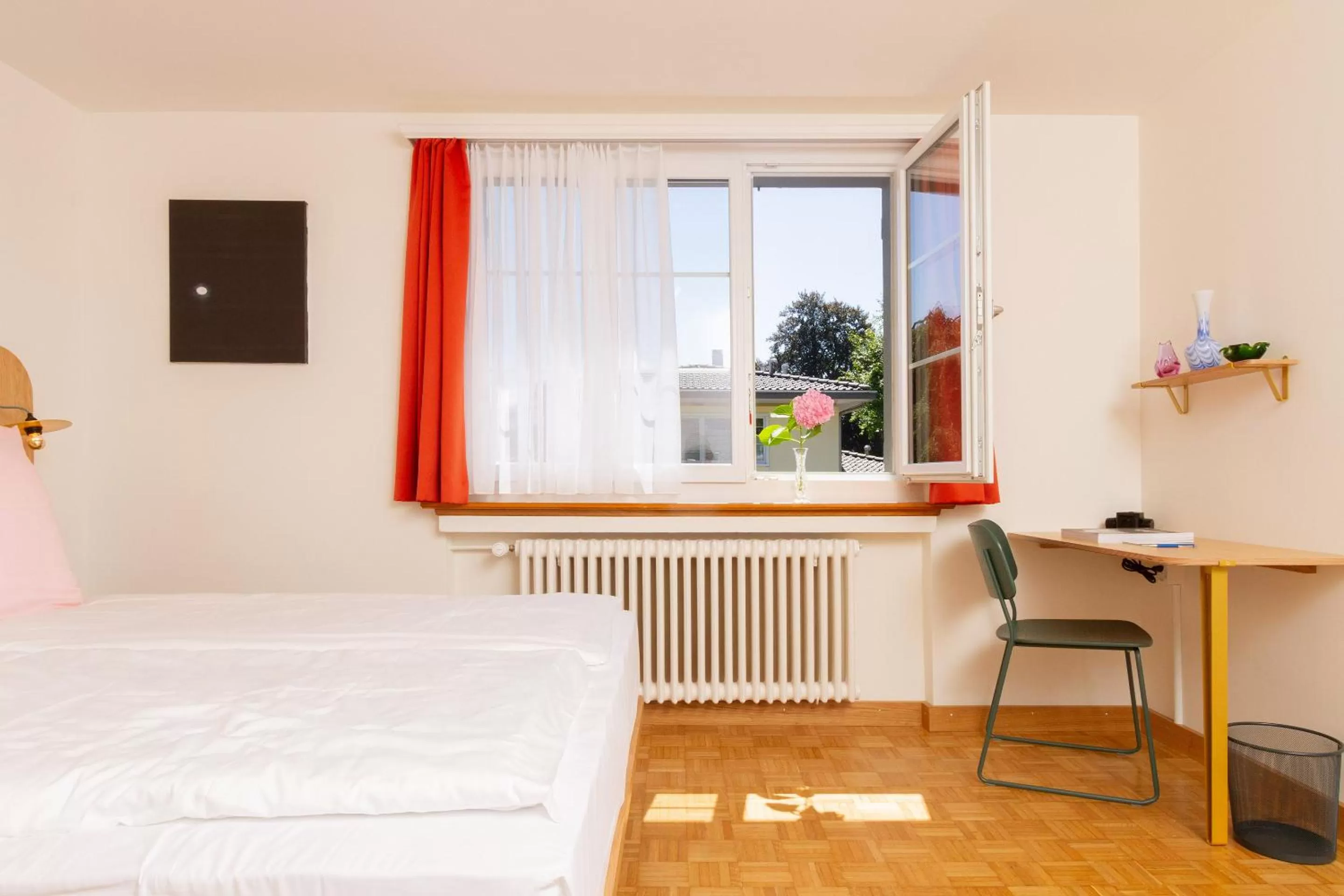 View (from property/room), Bed in Villa Maria