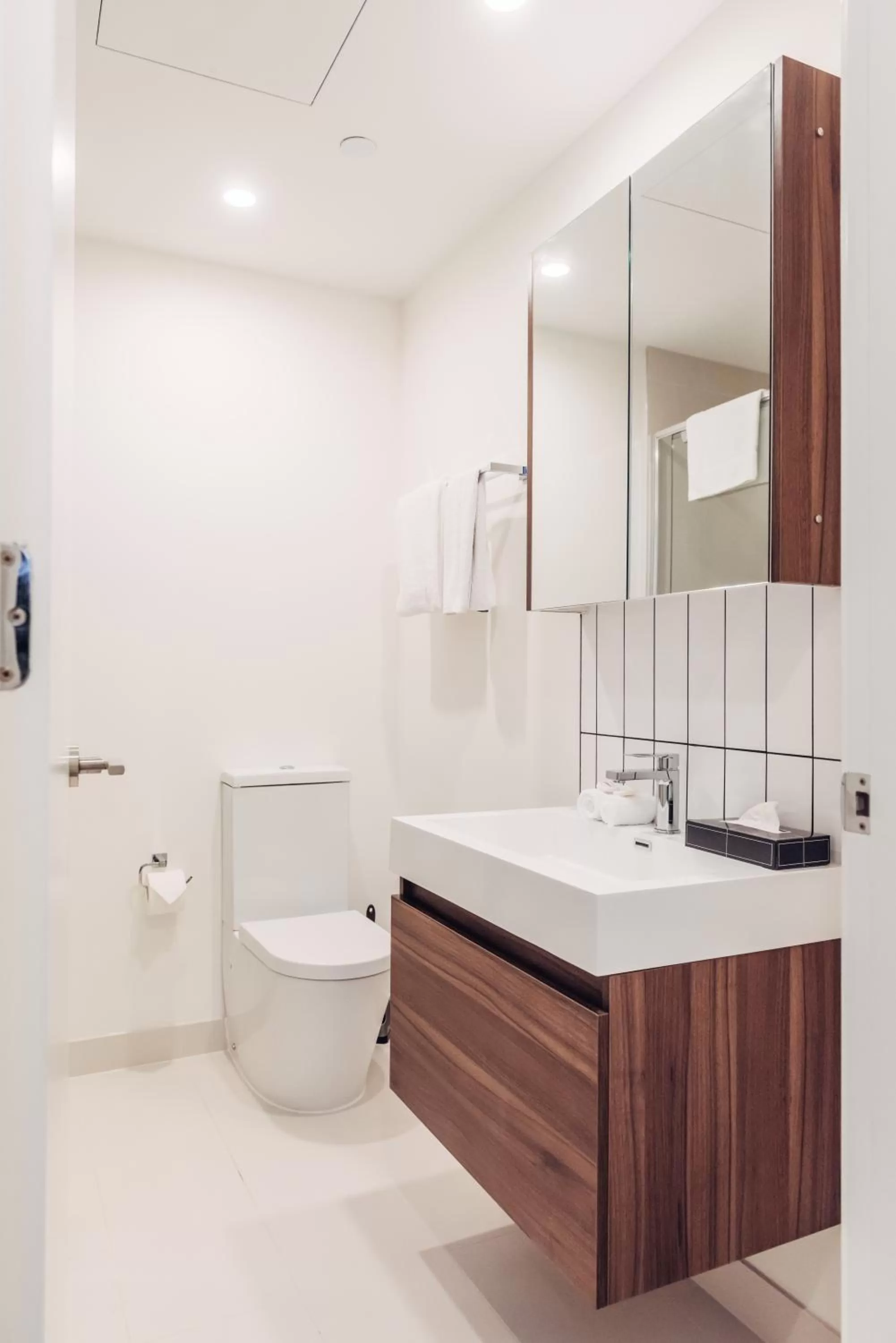 Bathroom in Comfort Apartments Box Hill