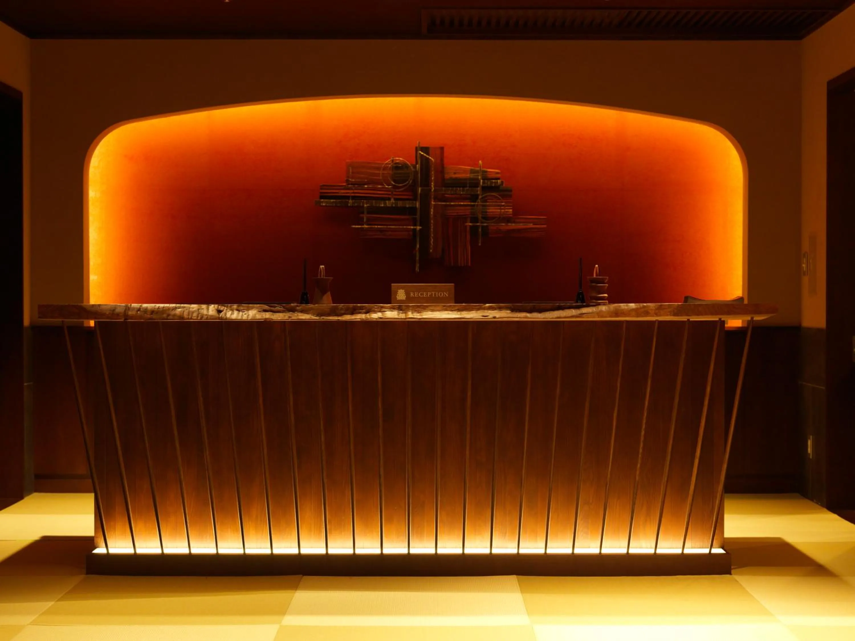 Lobby or reception in Niseko Konbu Onsen Tsuruga Moku-no-sho