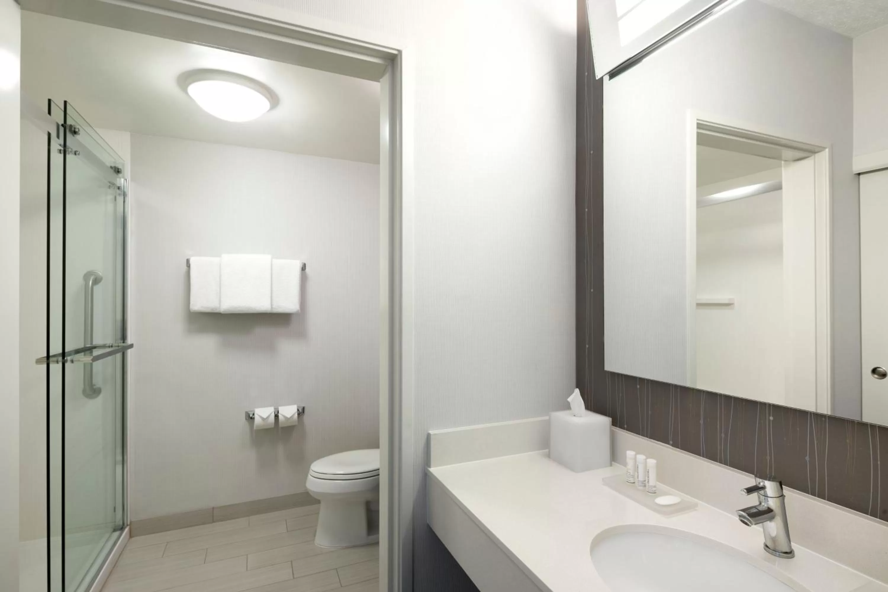 Bathroom in Courtyard by Marriott- Austin Round Rock