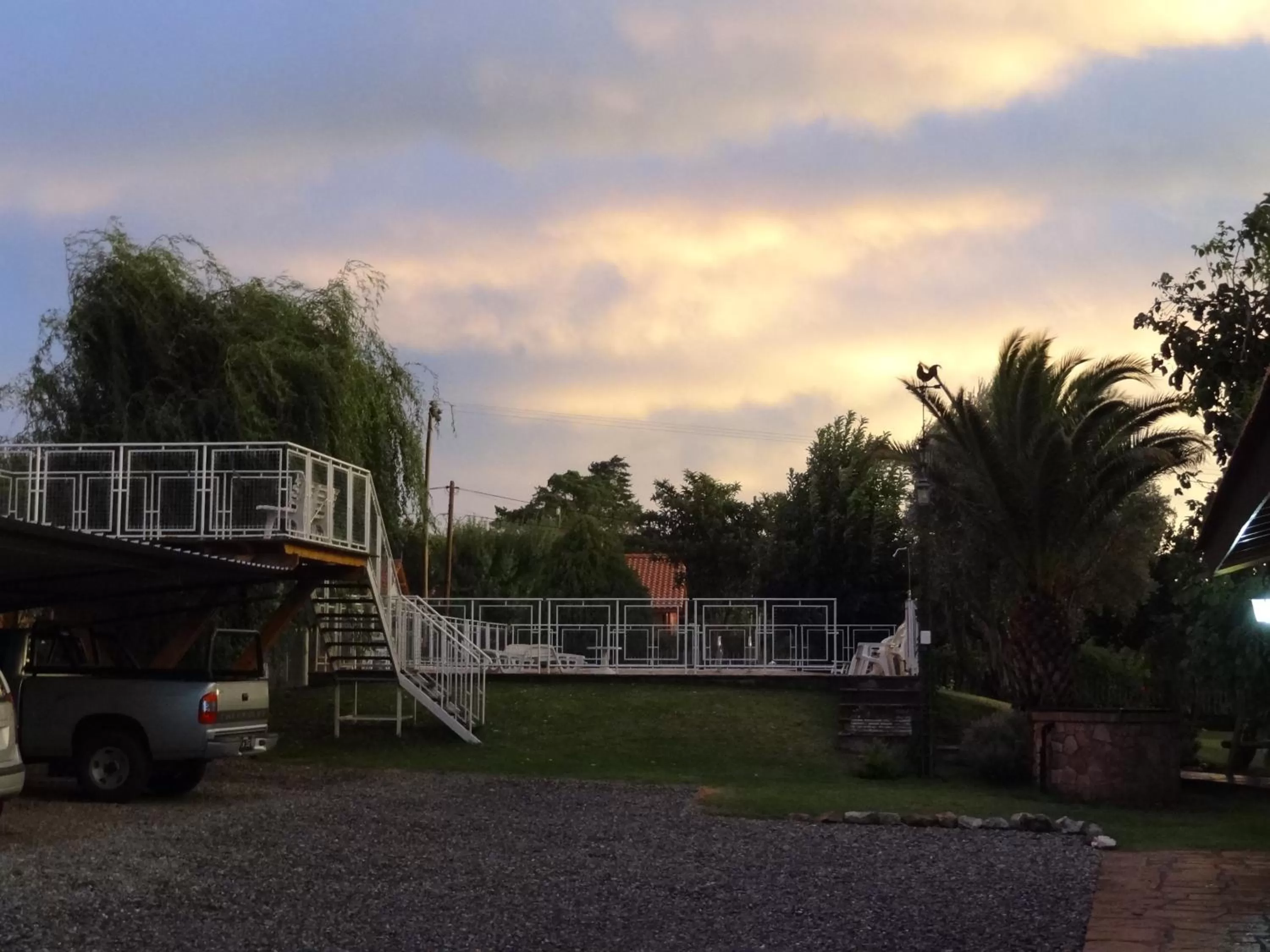 Garden view in Hostería Lida