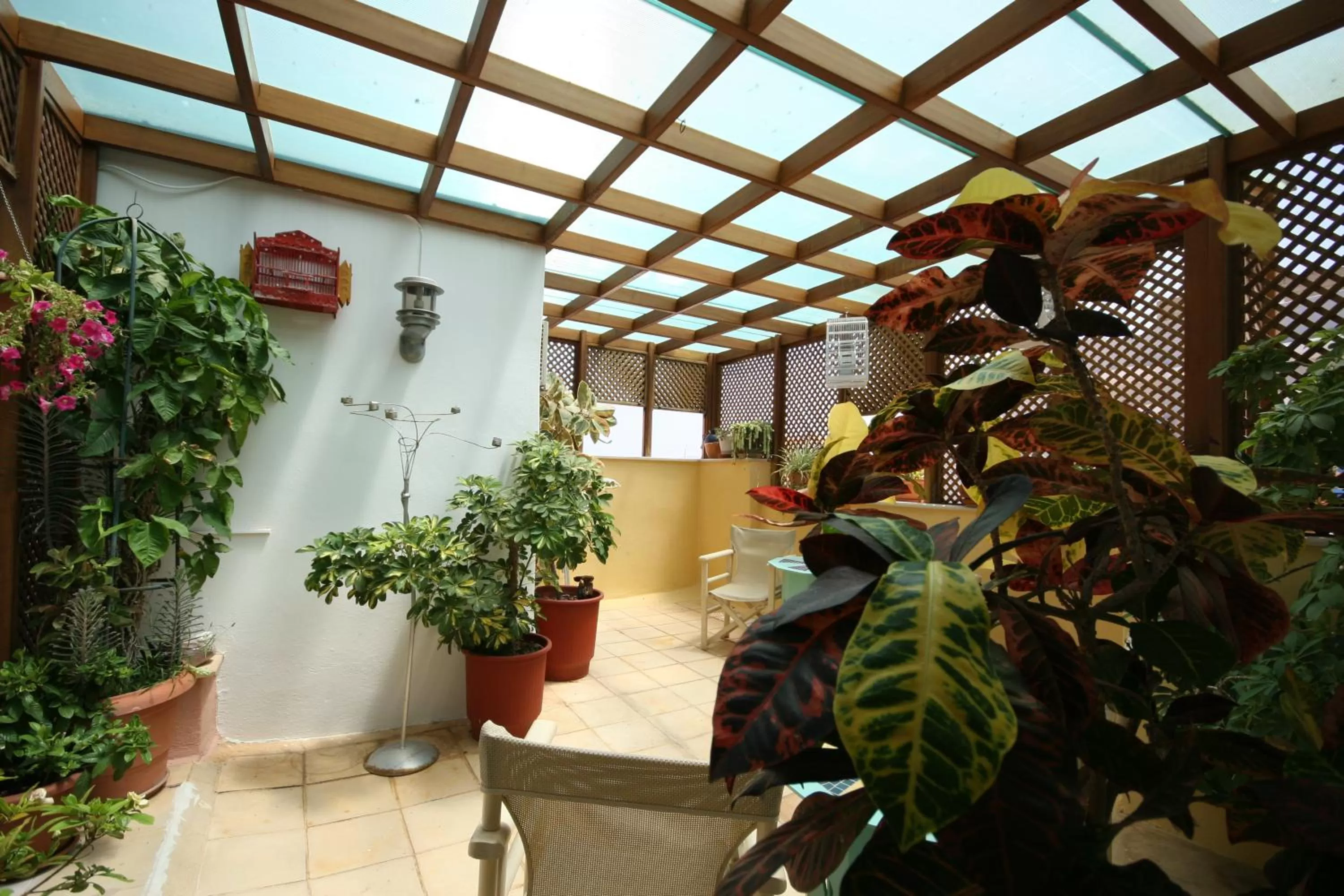 Decorative detail in Nostos Hotel