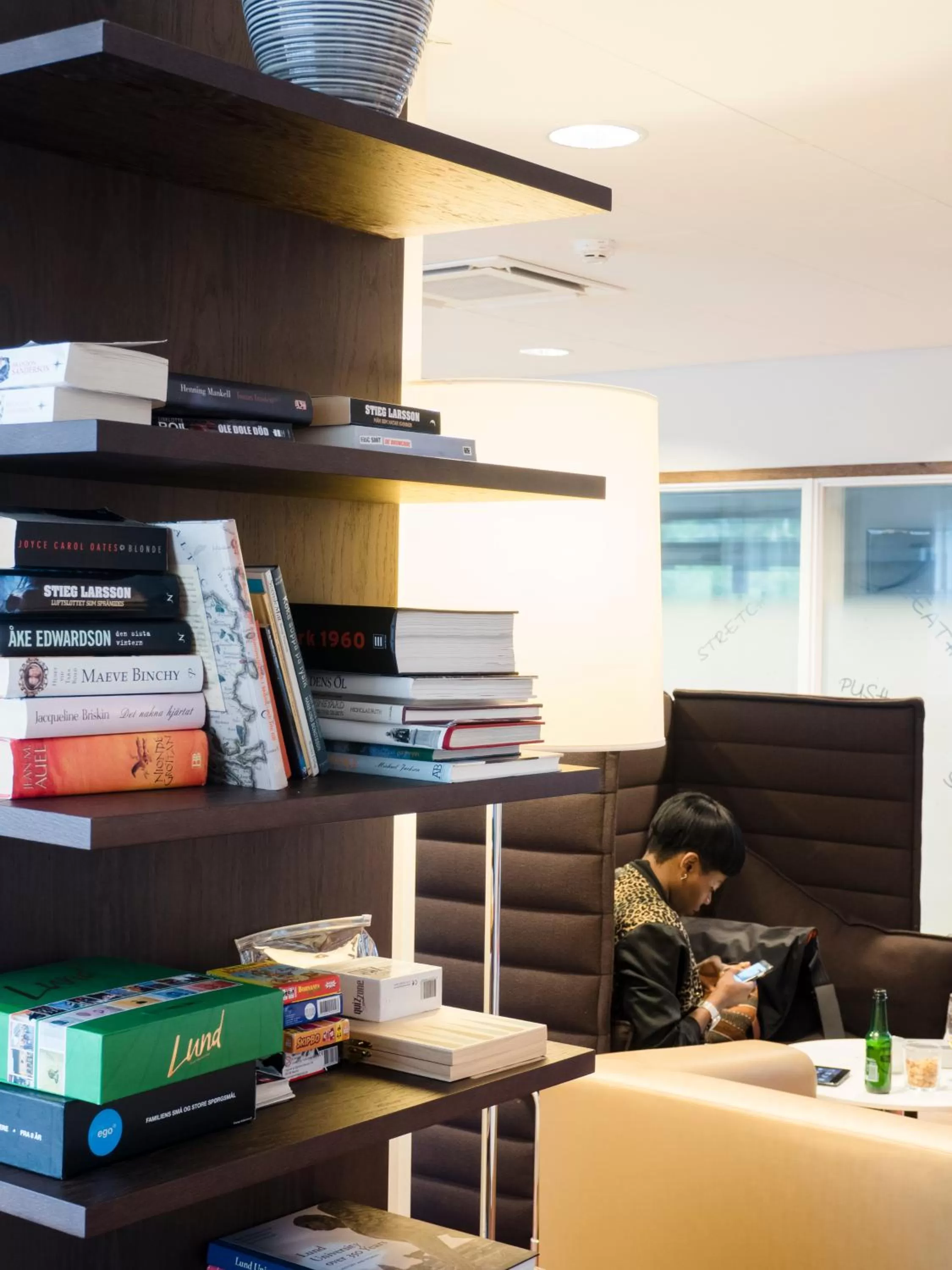 Library in Finn Apartments