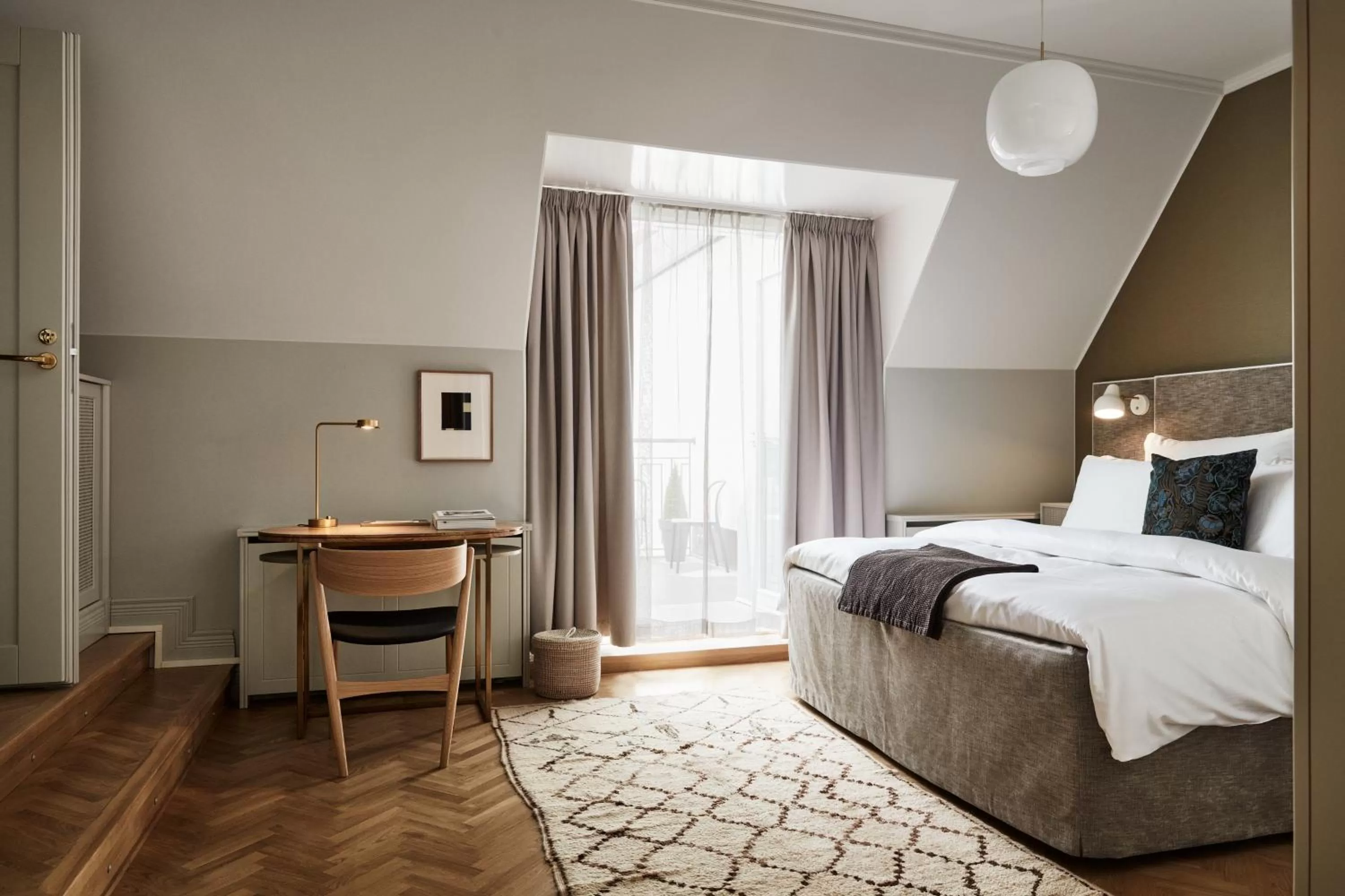 Photo of the whole room, Bed in Hotel St. George Helsinki