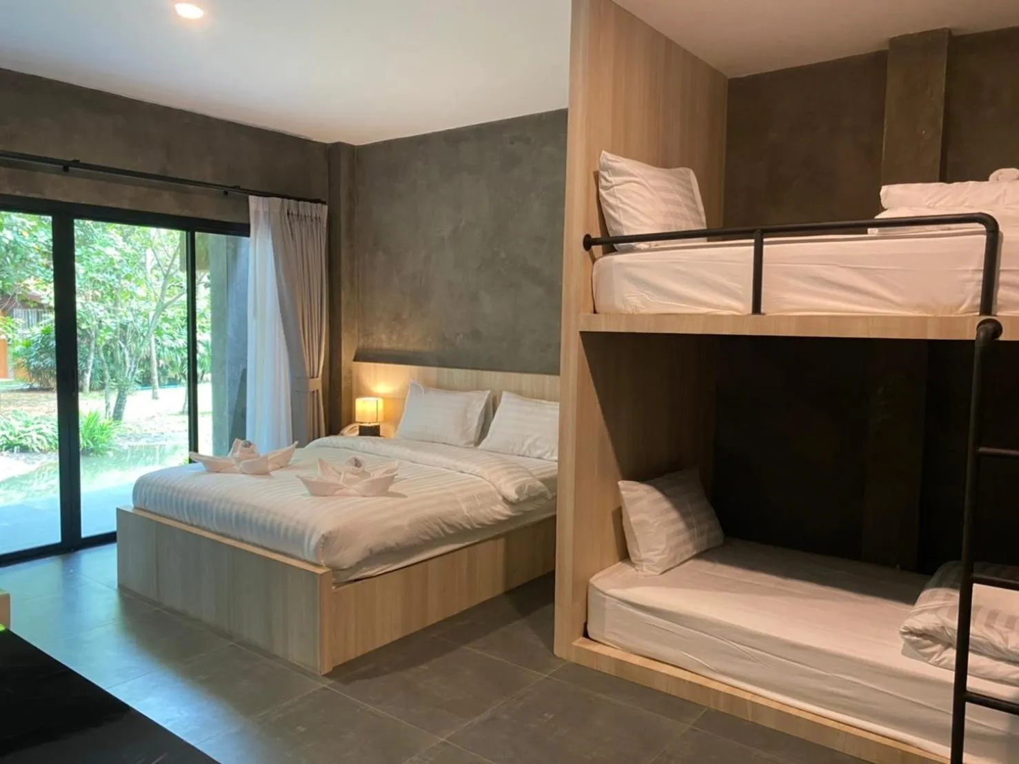 Bed in Blues River Resort