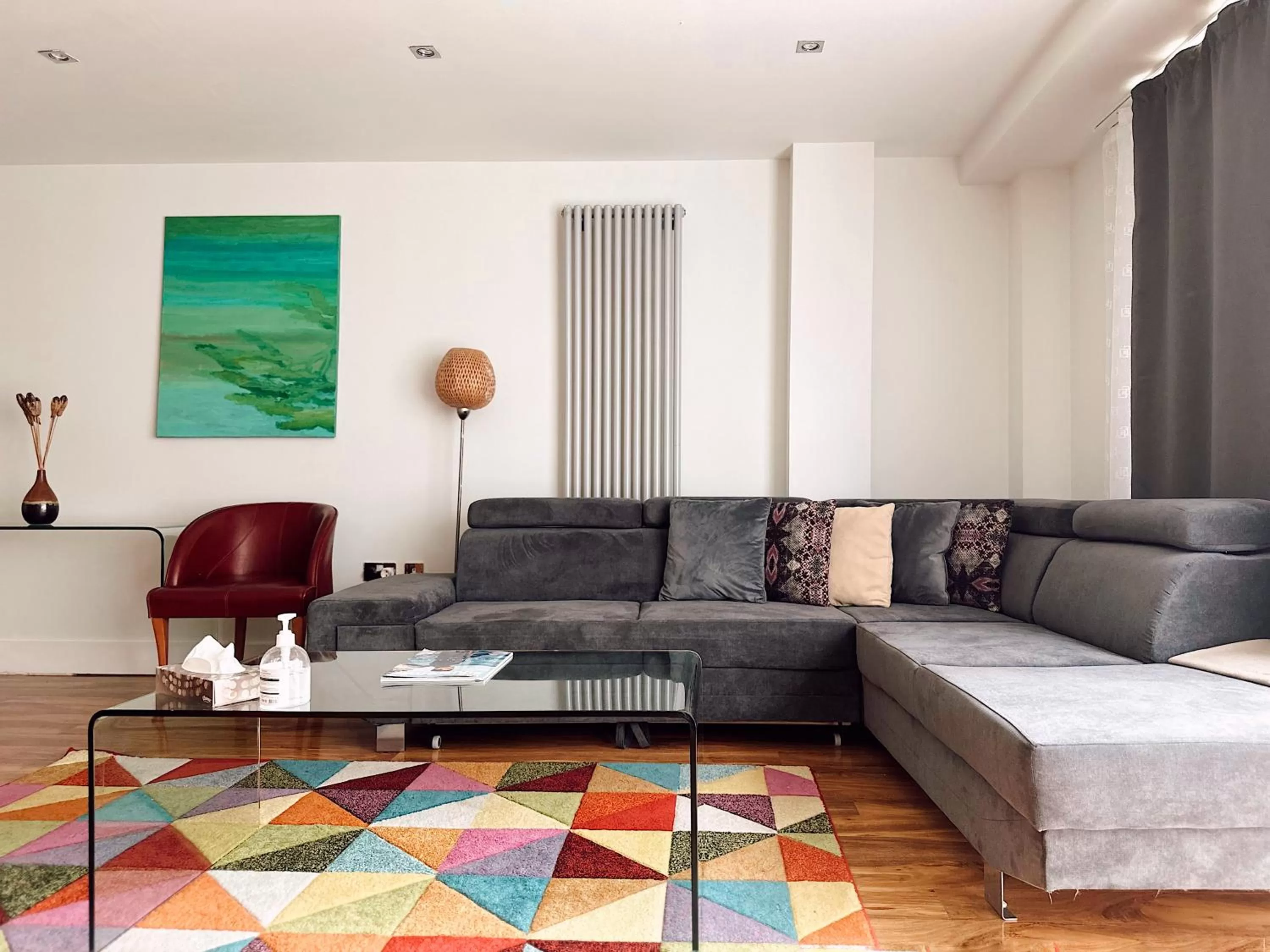 Living room in Canary Wharf - Luxury Apartments