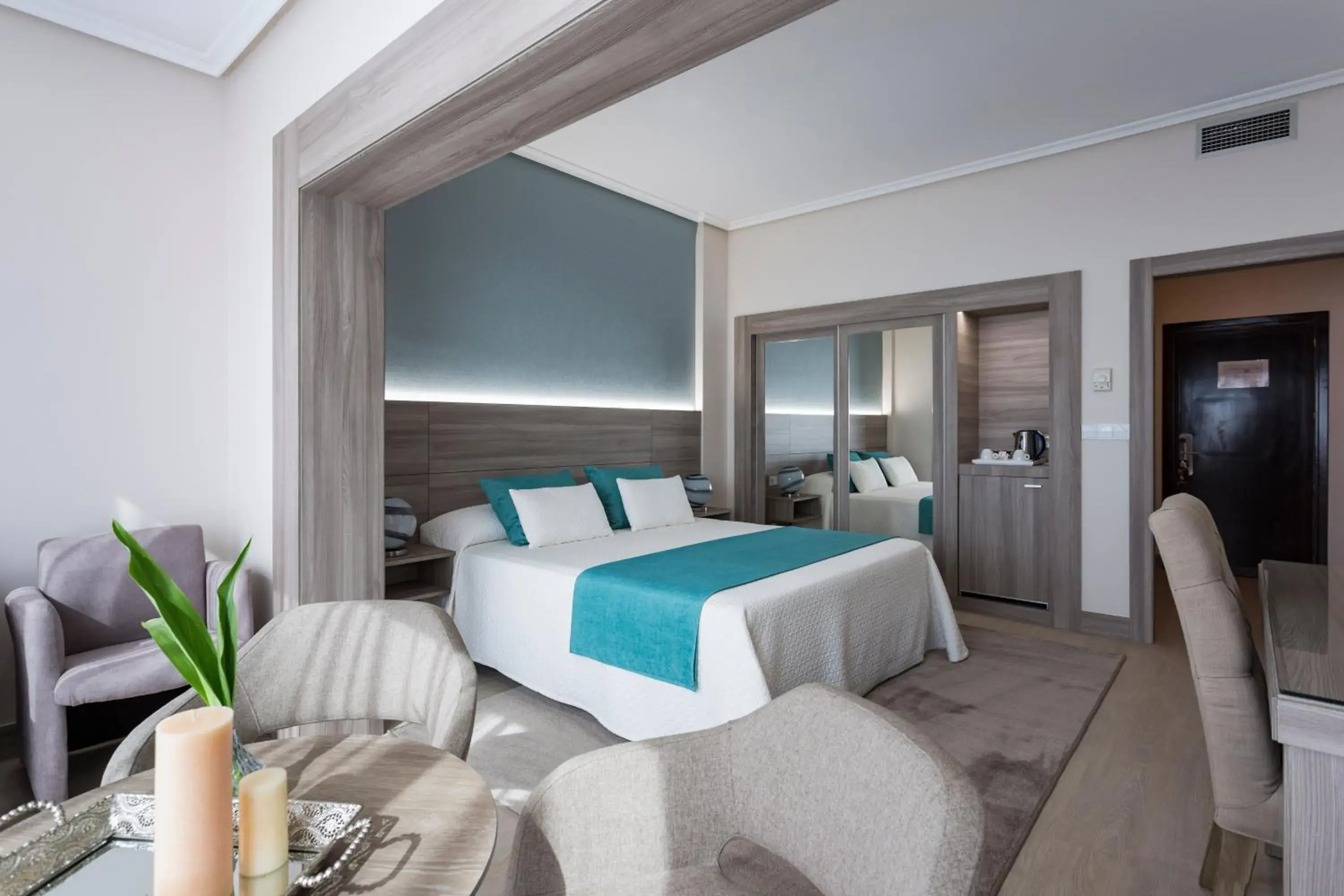 Deluxe Double Room with Lateral Sea View with Talaso in Eurostars Louxo Talaso Deluxe Double Room with Lateral Sea View with Talaso in Eurostars Louxo Talaso