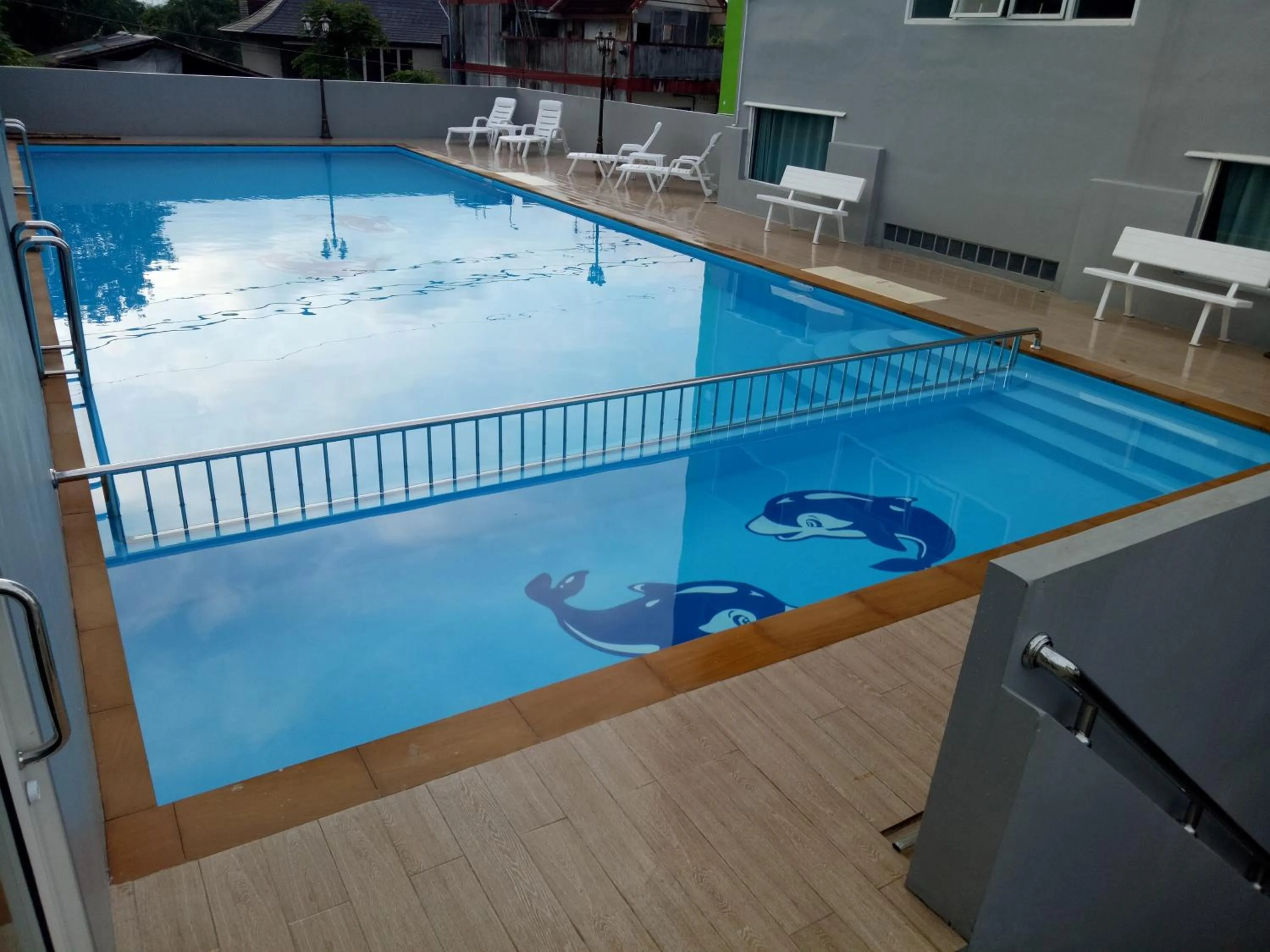 Swimming pool in Blue Orchids Hotel