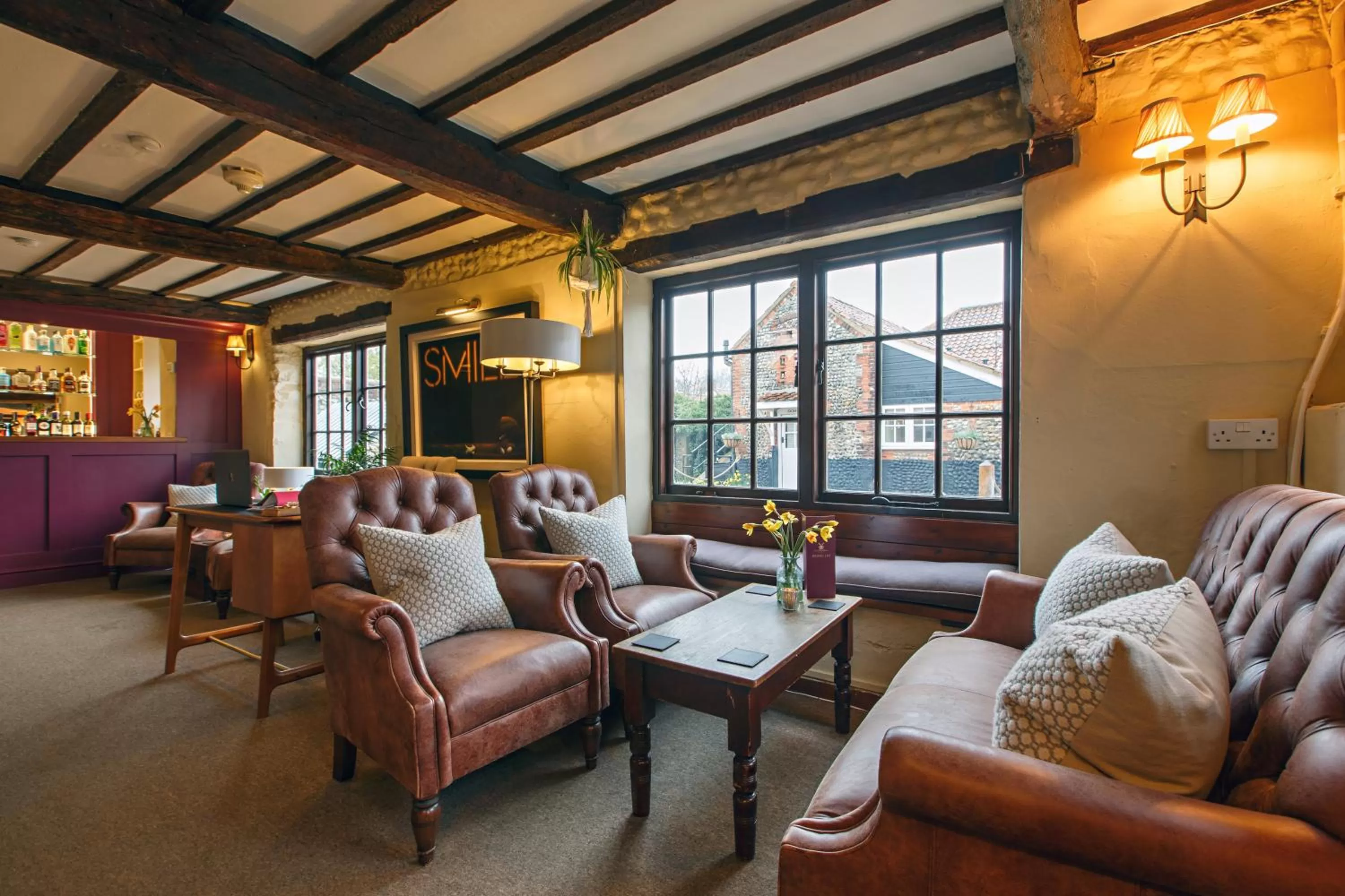 Living room in Cley Windmill