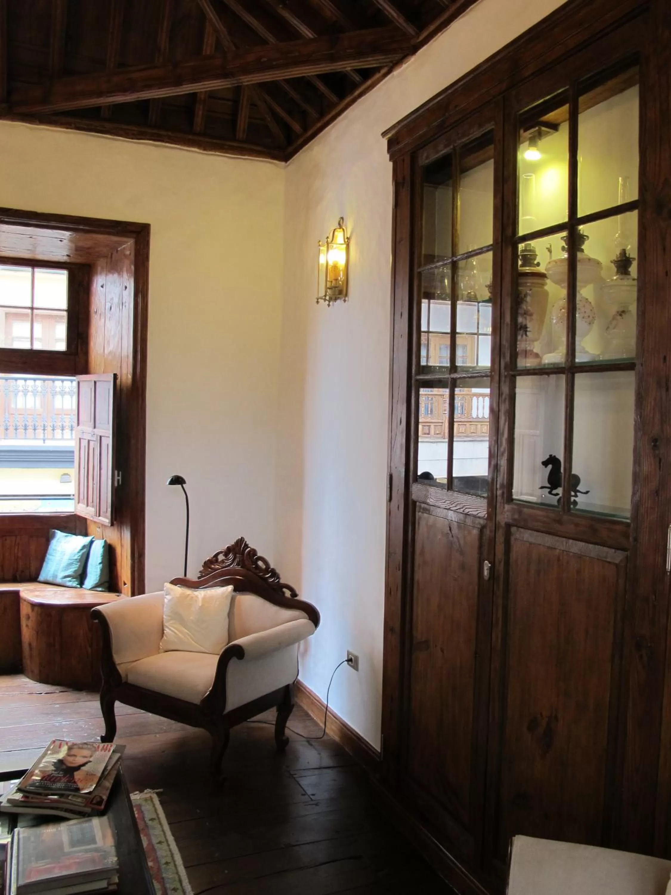 Seating area in Hotel Emblemático San Agustin