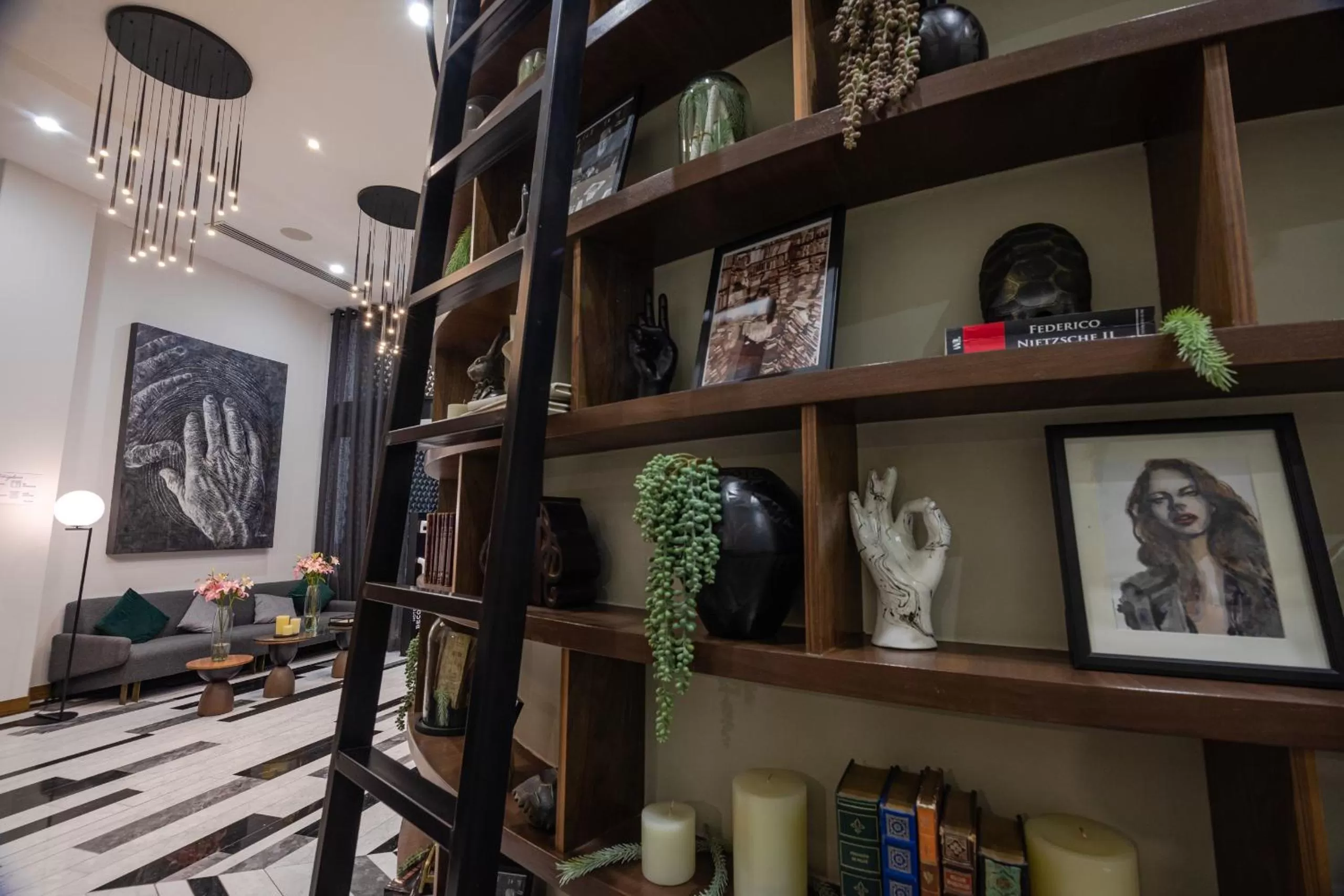 Lobby or reception in Becquer Hotel Guadalajara