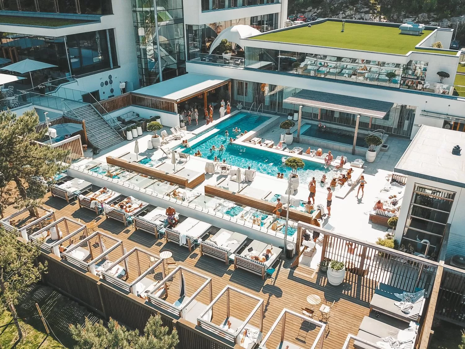 sunbed in Sankt Jörgen Park