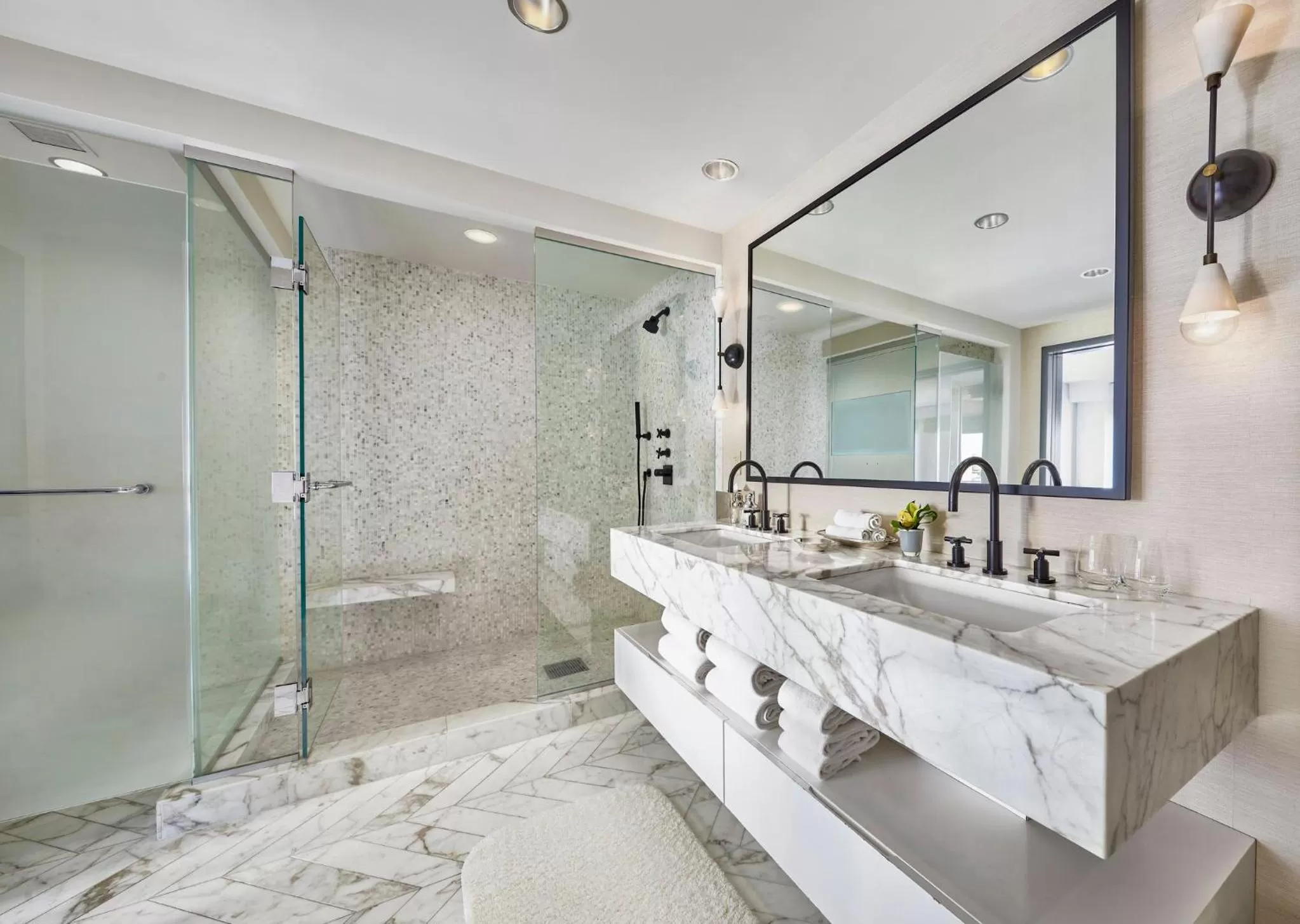 Bathroom in Loews Regency New York Hotel